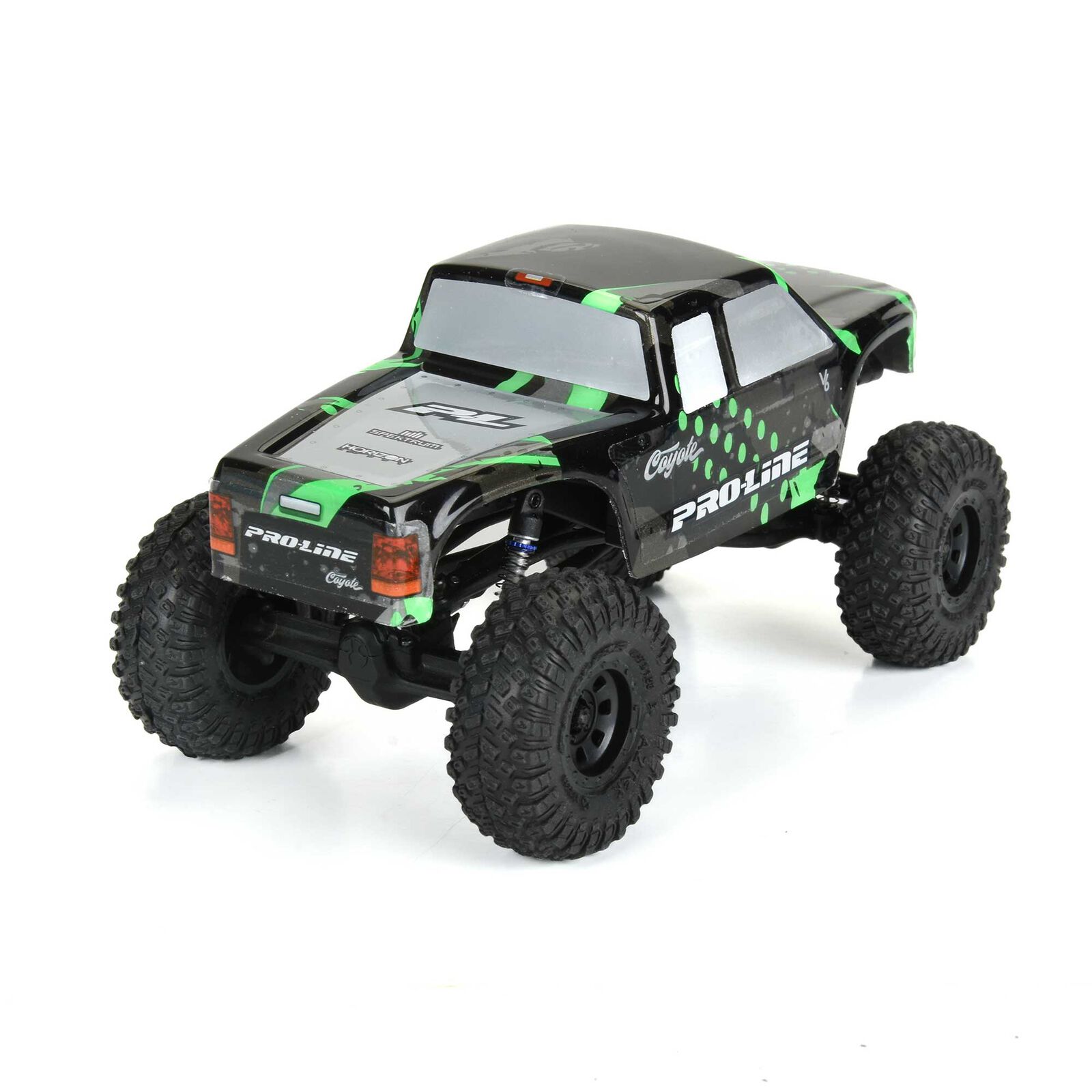 Pro-Line Racing Limited Edition 1/30 Pre-Cut/Pre-Painted Coyote High Performance (TBD) Green Tear Body: Axial SCX30-PRO369420