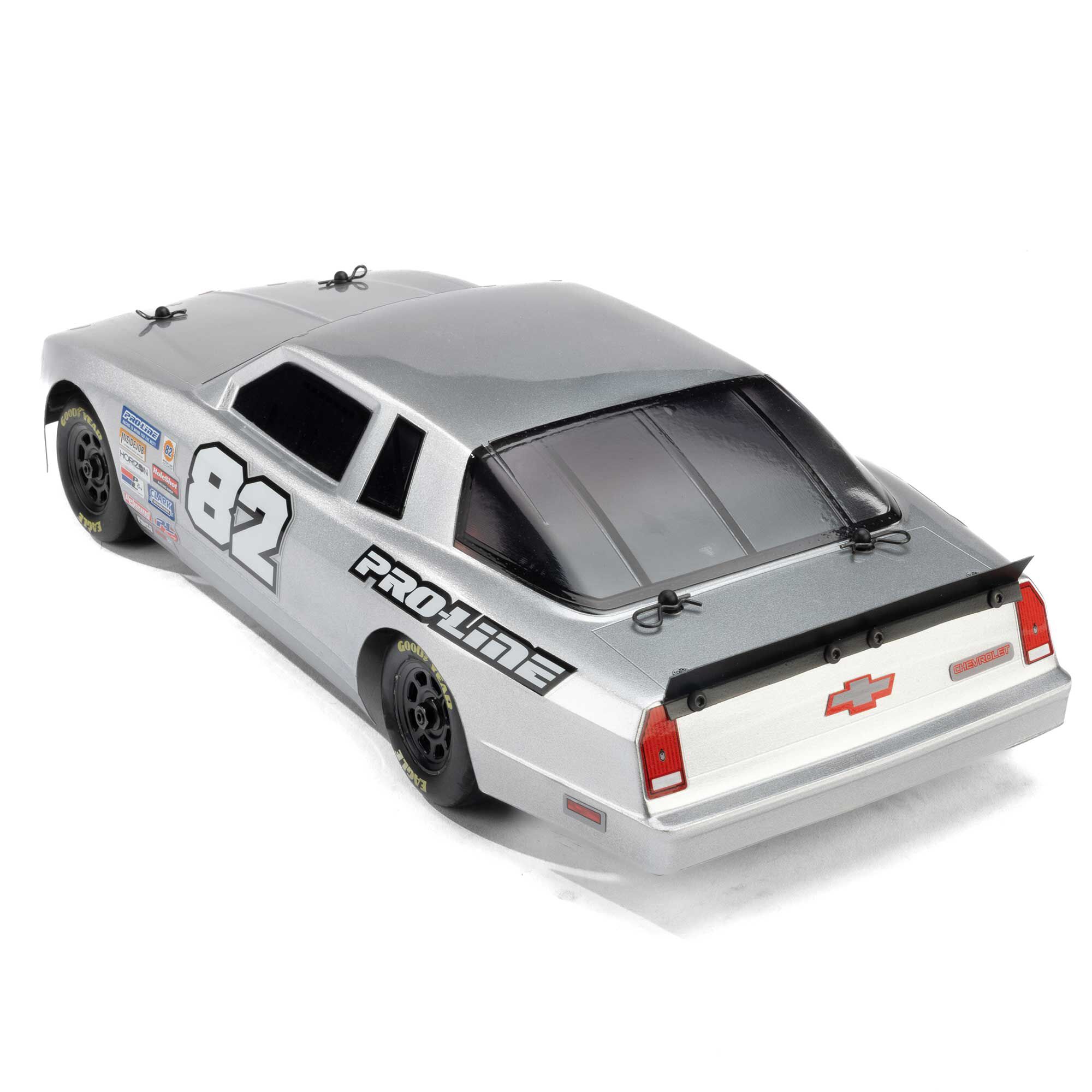 Pro-Line Racing 1:12 Pre-Cut 1986 Chevy Monte Carlo Clear Body: Losi NASCAR® Race Car-PRO370817