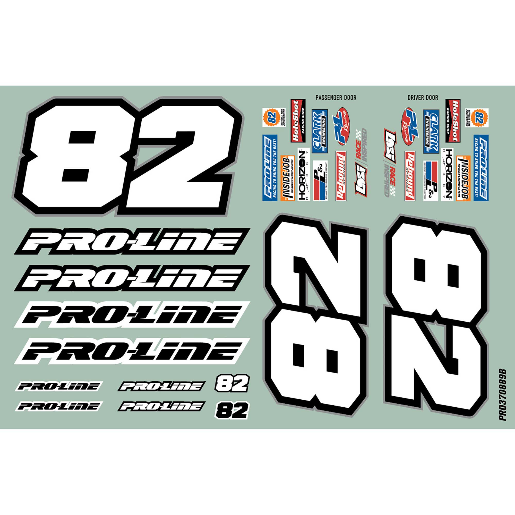 Pro-Line Racing 1:12 Pre-Cut 1986 Chevy Monte Carlo Clear Body: Losi NASCAR® Race Car-PRO370817