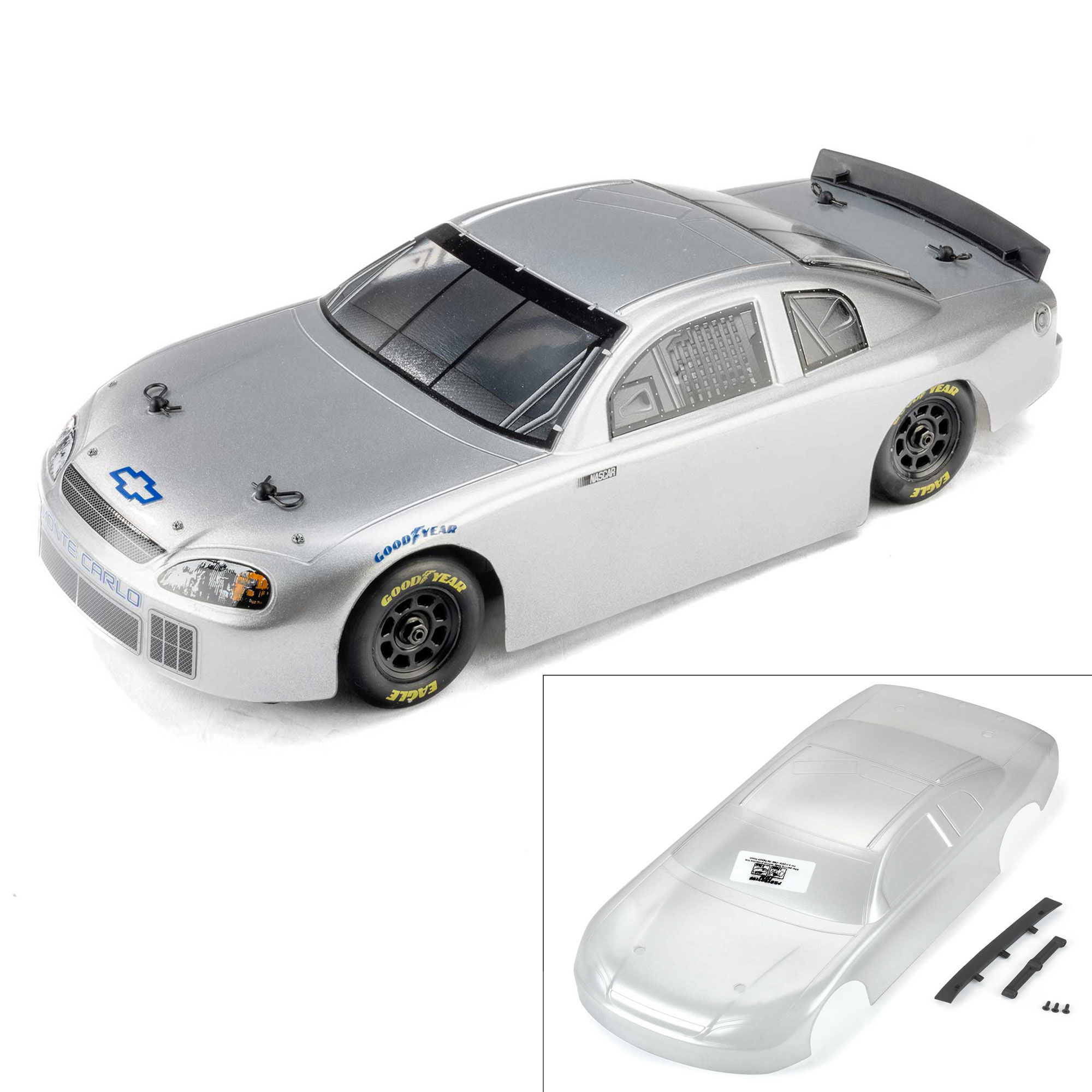 Pro-Line Racing 1:12 Pre-Cut 1996 Chevy Monte Carlo Clear Body: Losi NASCAR-PRO371317