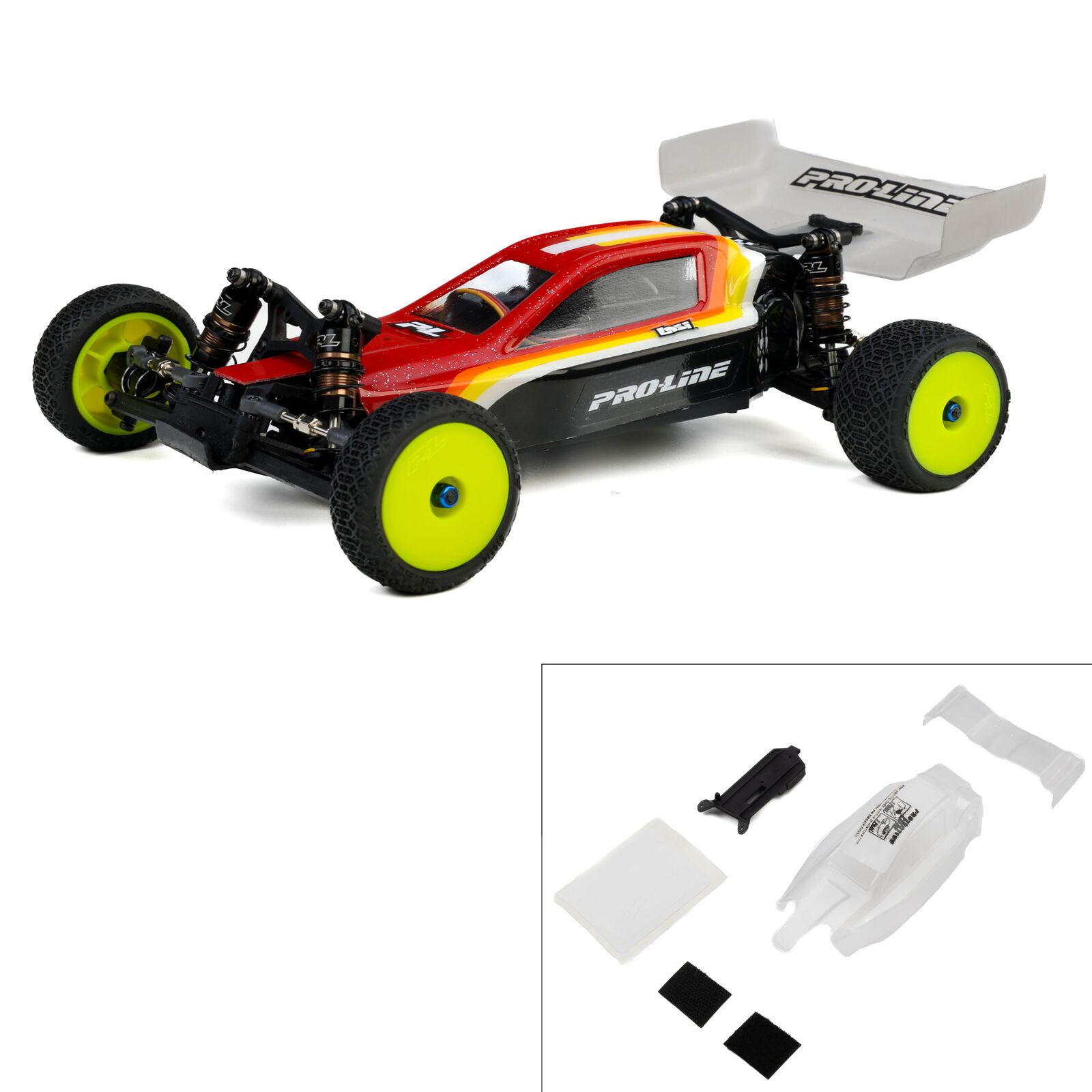 Pro-Line Racing 1/24 Pre-Cut Crowd Pleazer Clear Body with ESC Relocator: Losi Micro-B-PRO371517