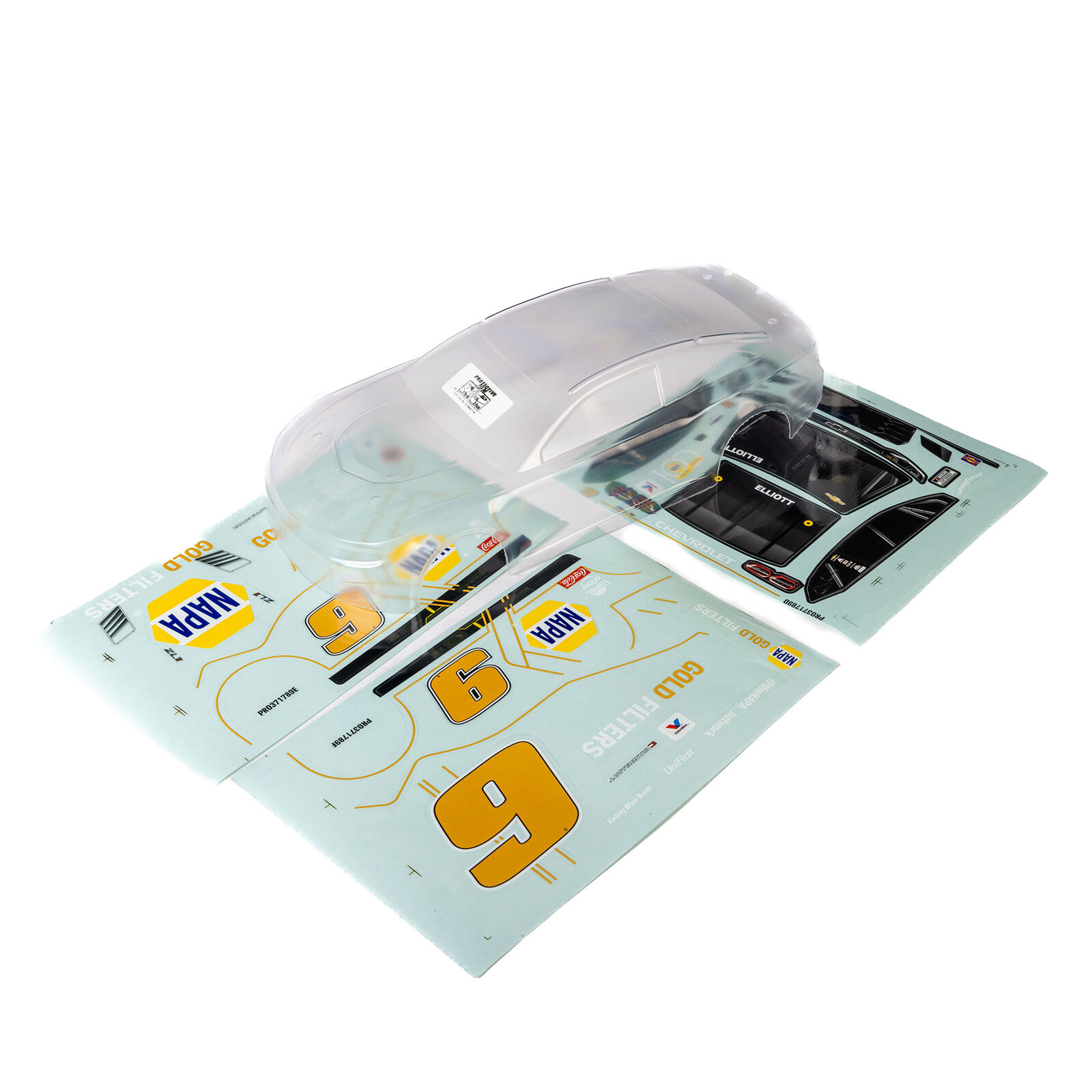 Pro-Line Racing Limited Edition 1/12 Chase Elliott #9 NAPA DIY Clear 2025 Body: NASCAR GROM-PRO371720