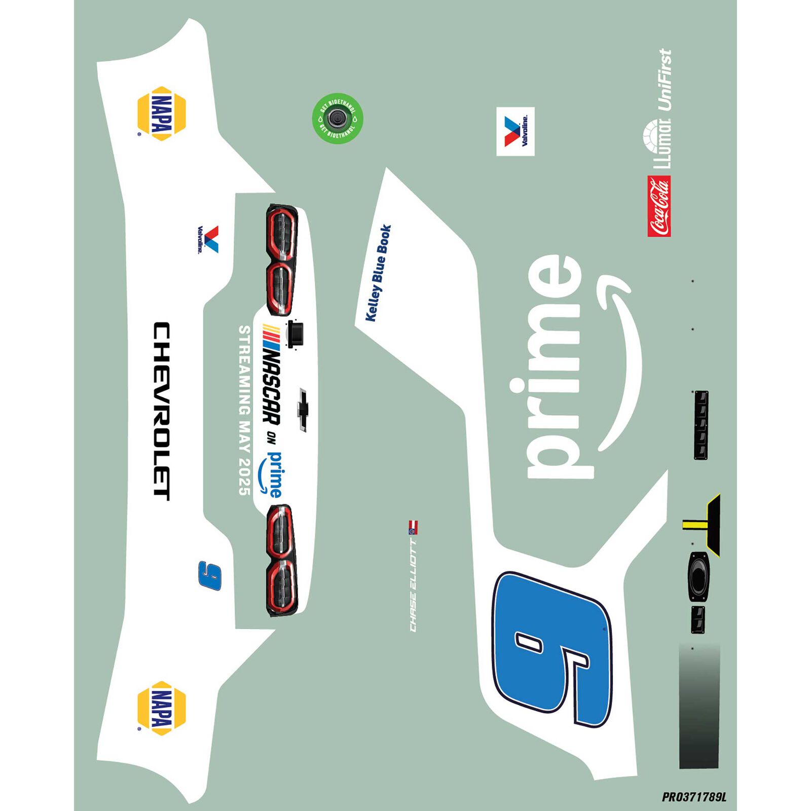 Pro-Line Racing Limited Edition 1/12 Chase Elliott #9 Amazon Prime 2025 Body: NASCAR GROM-PRO371721