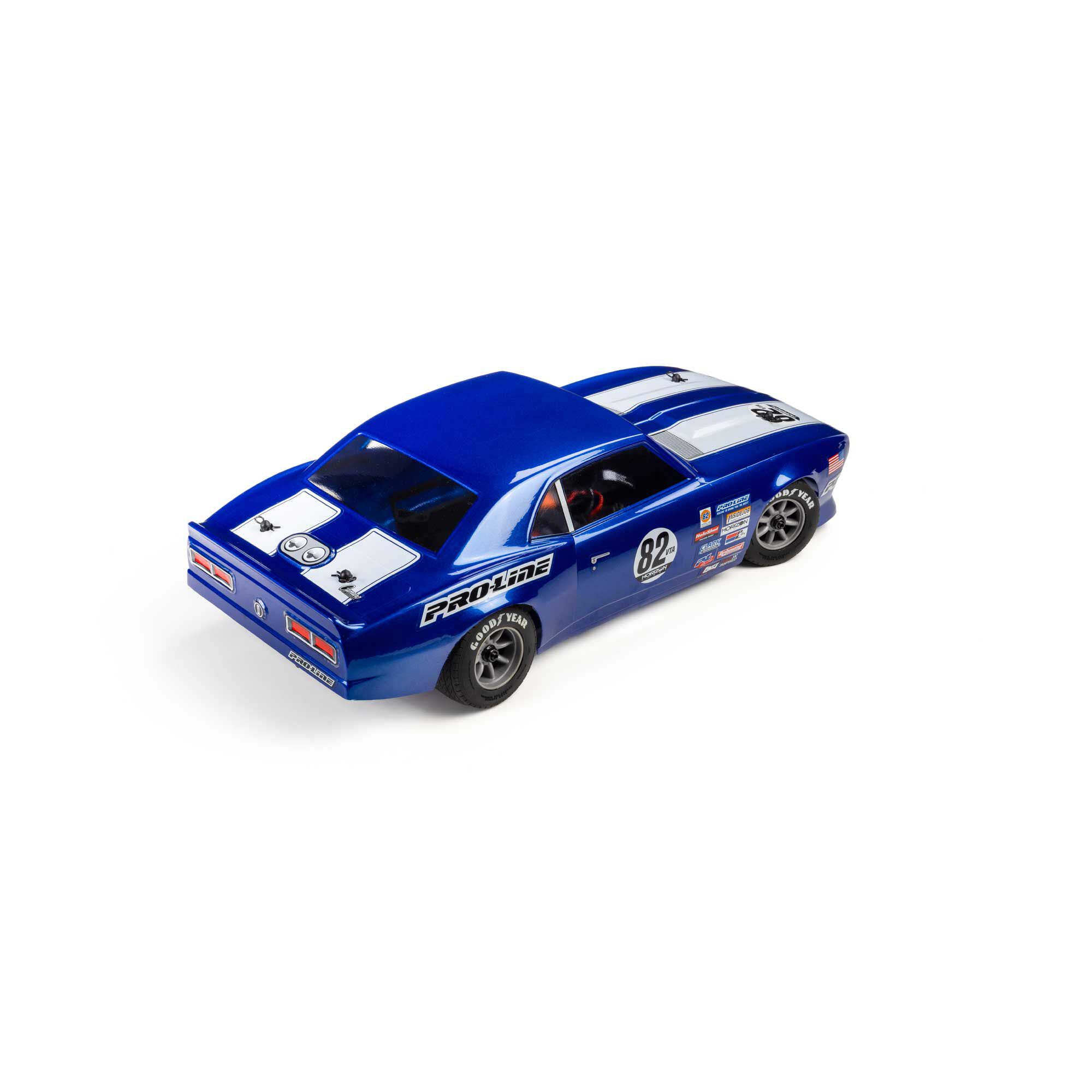Pro-Line Racing 1:12 Pre-Cut 1968 Chevy Camaro Clear VTA Body: Losi NASCAR® Race Car-PRO372717