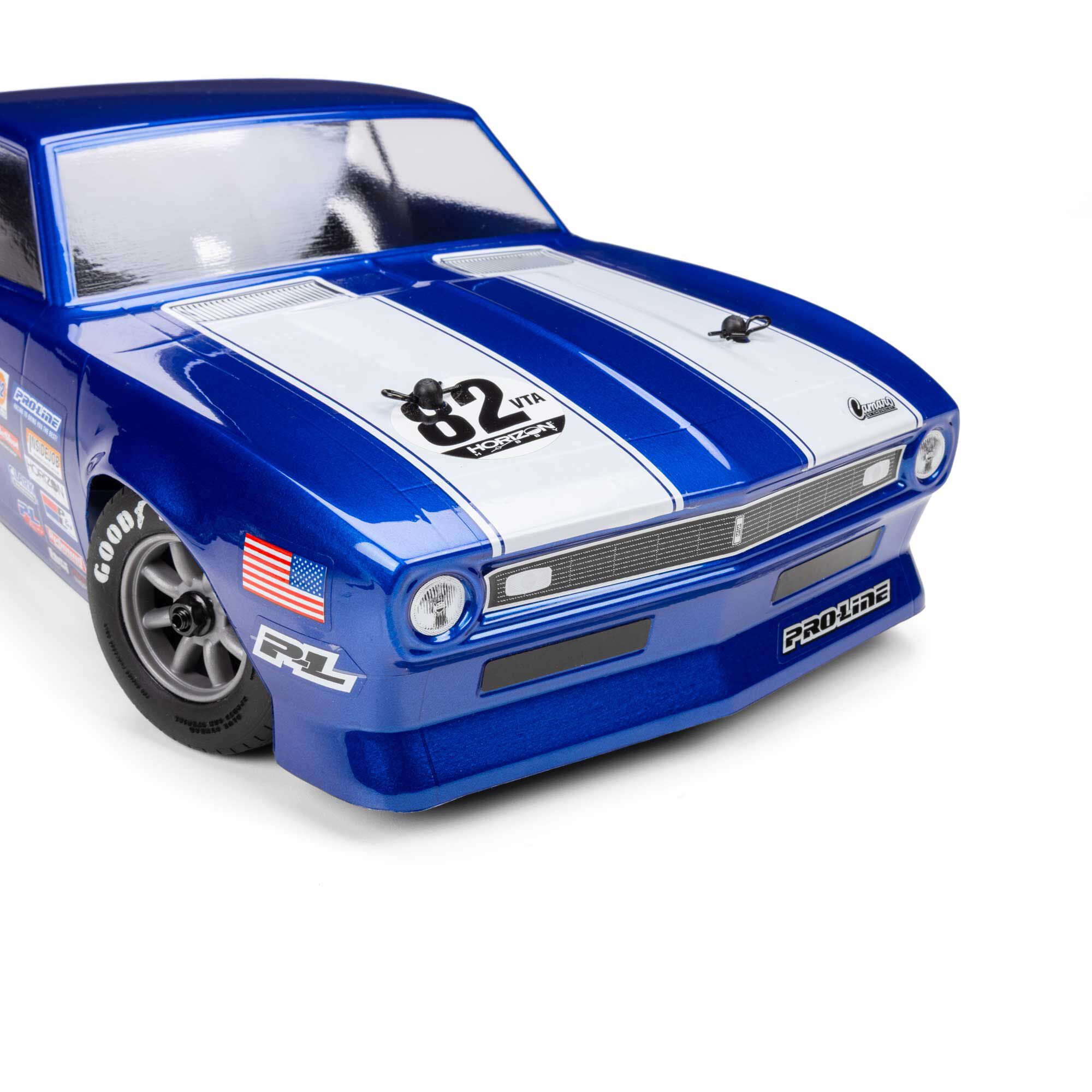 Pro-Line Racing 1:12 Pre-Cut 1968 Chevy Camaro Clear VTA Body: Losi NASCAR® Race Car-PRO372717