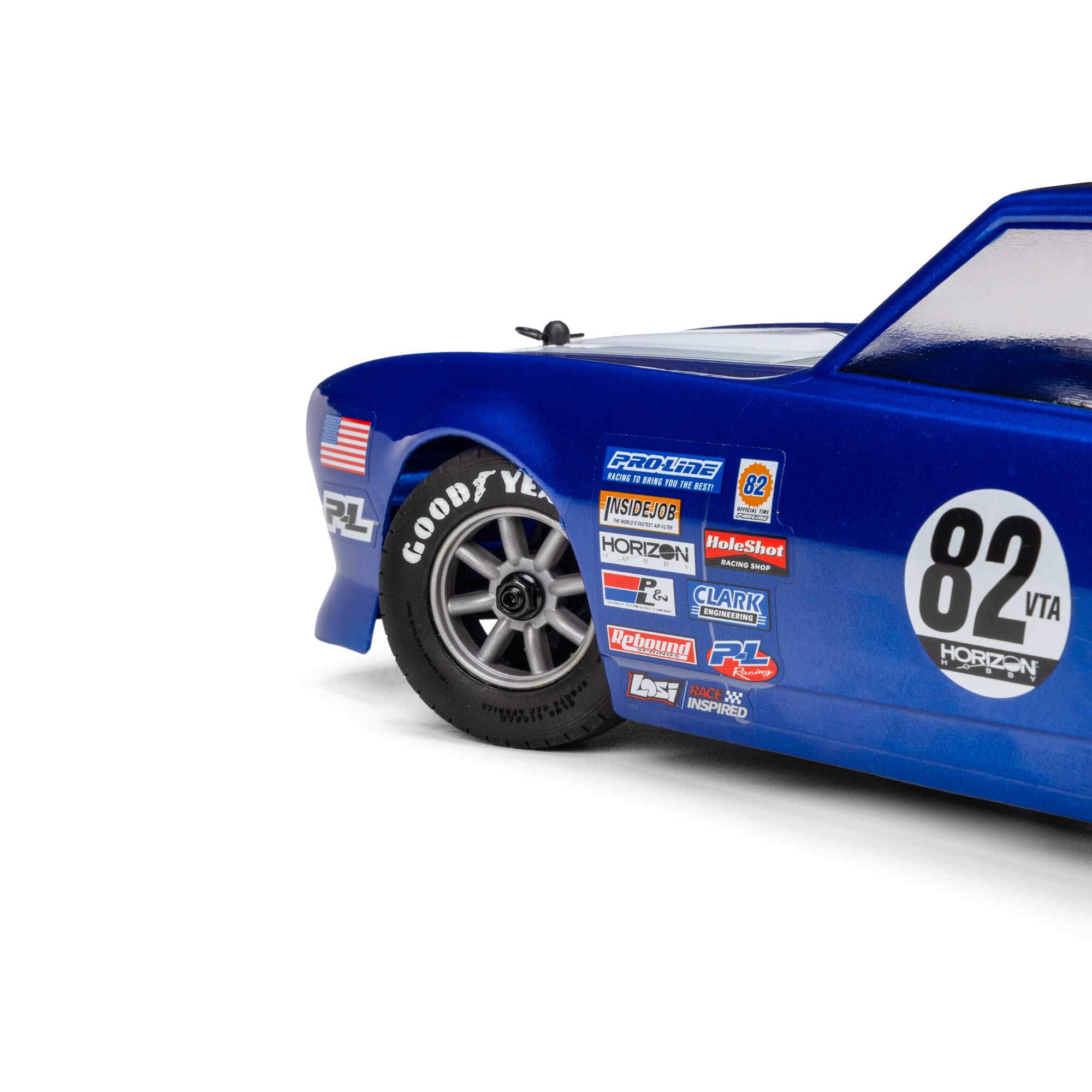 Pro-Line Racing 1:12 Pre-Cut 1968 Chevy Camaro Clear VTA Body: Losi NASCAR® Race Car-PRO372717