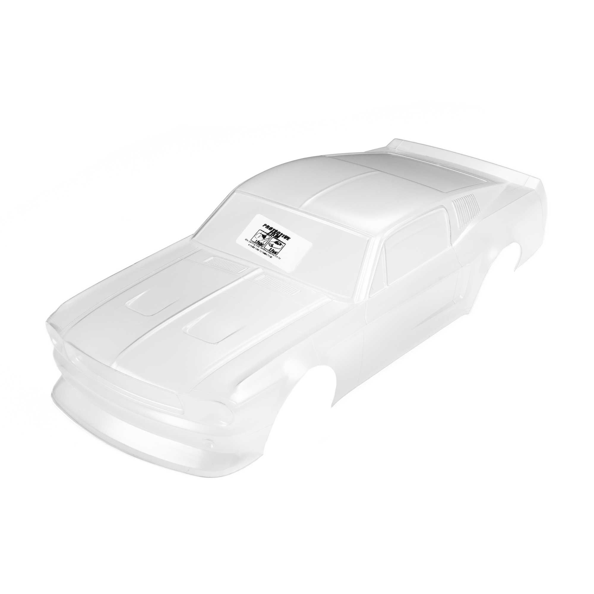 Pro-Line Racing 1:12 Pre-Cut 1968 Ford Mustang Clear VTA Body: Losi NASCAR® Race Car-PRO372817