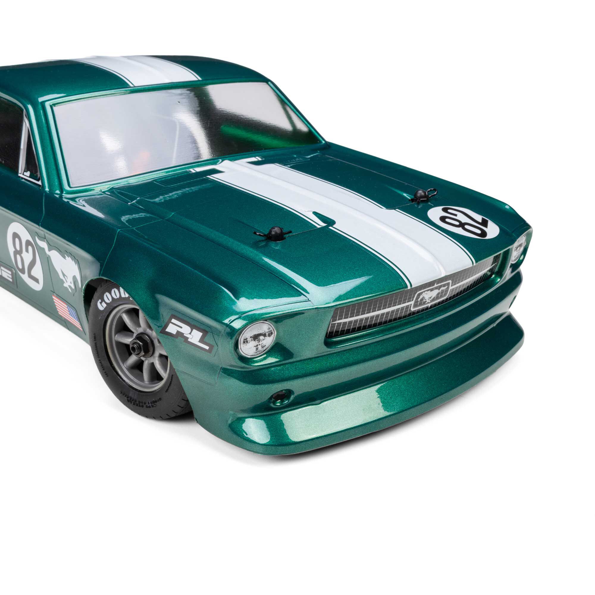 Pro-Line Racing 1:12 Pre-Cut 1968 Ford Mustang Clear VTA Body: Losi NASCAR® Race Car-PRO372817