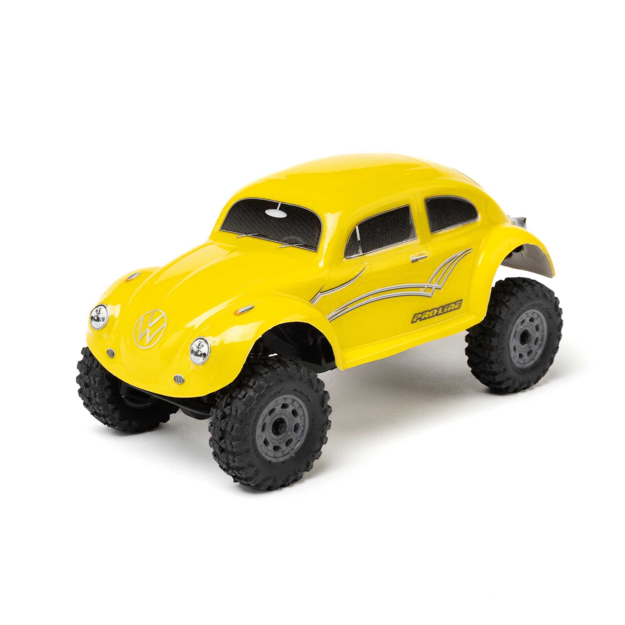 Pro-Line Racing 1/30 Pre-Cut Volkswagen Bug Body, Yellow: Axial SCX30-PRO373320