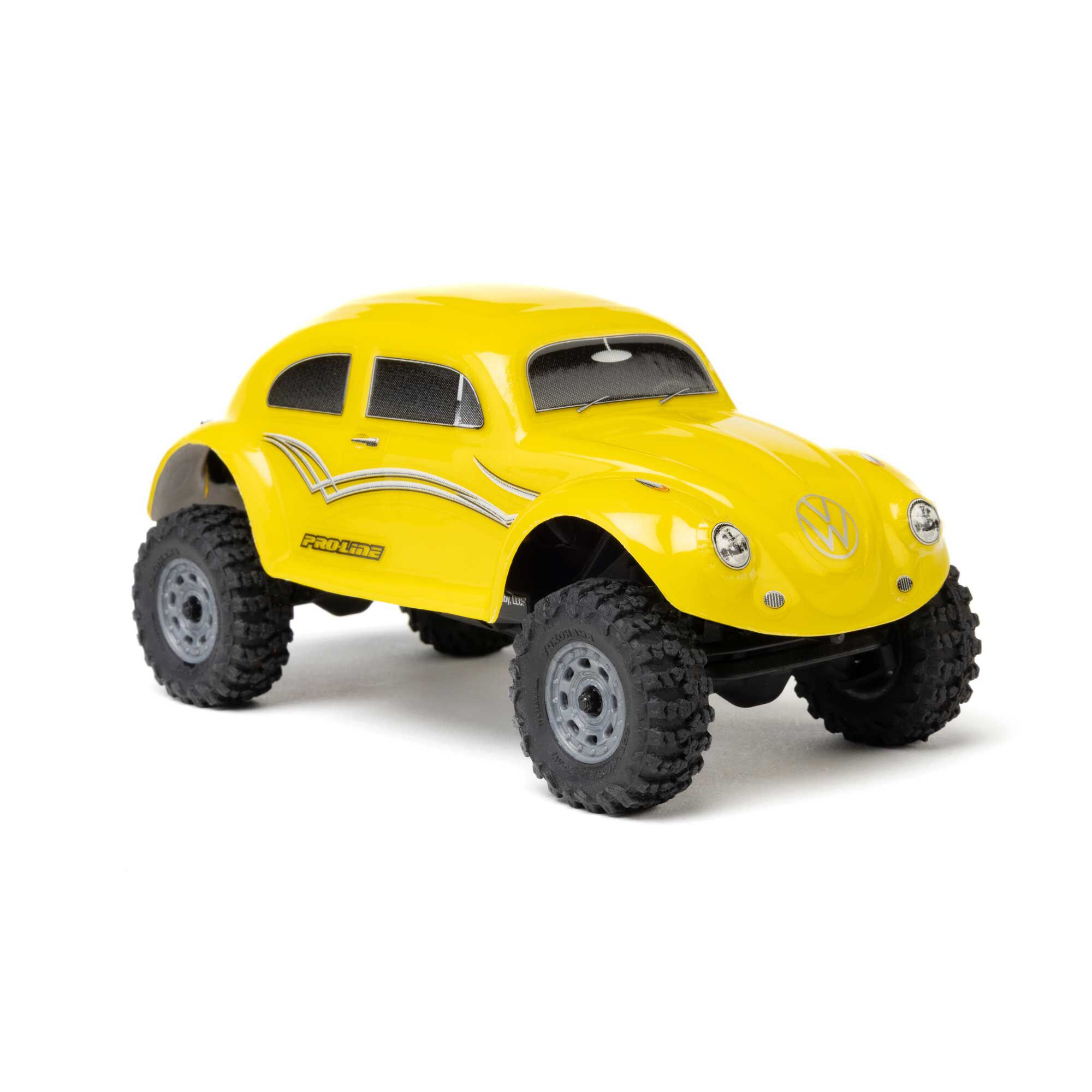 Pro-Line Racing 1/30 Pre-Cut Volkswagen Bug Body, Yellow: Axial SCX30-PRO373320
