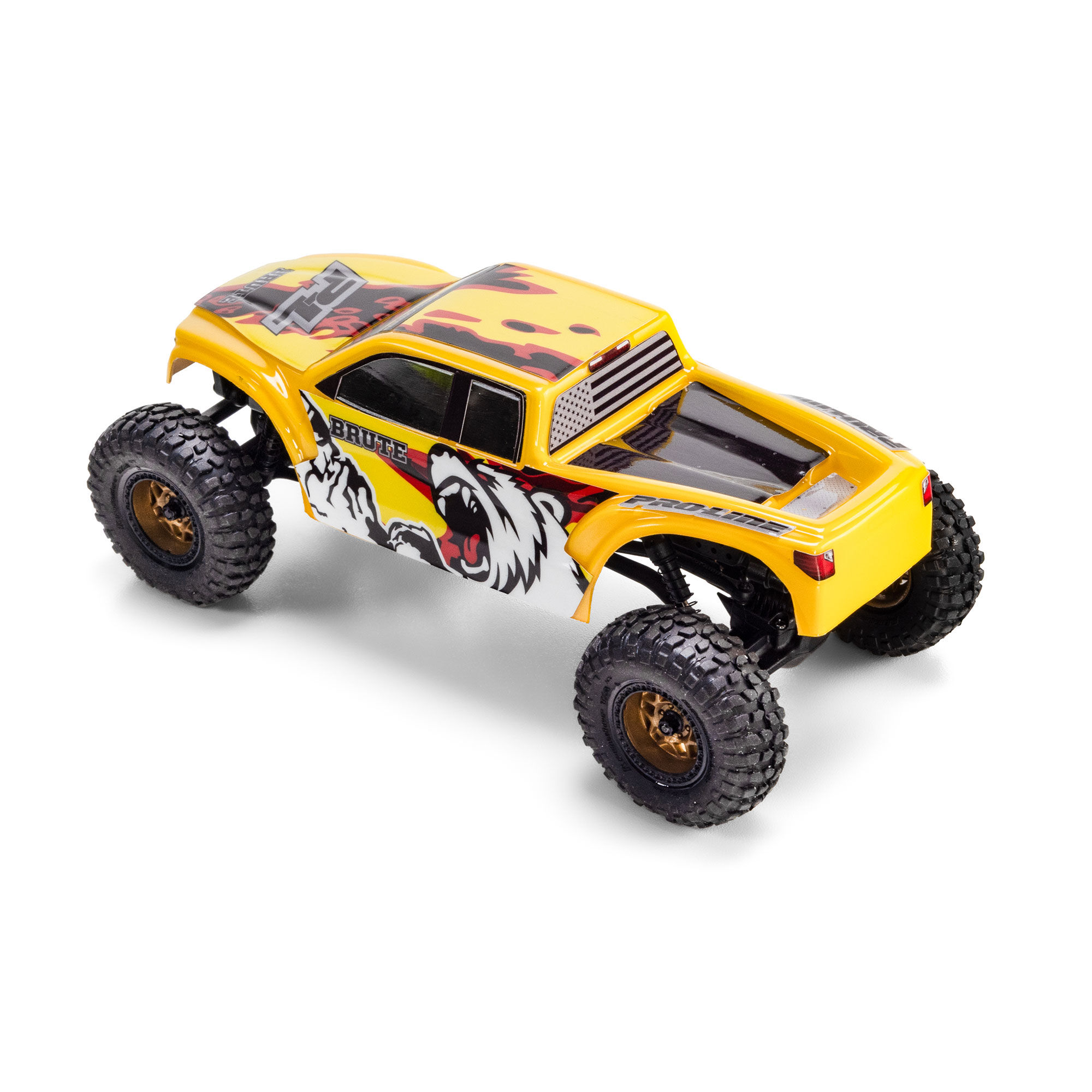 Pro-Line Racing 1:30 Pre-Cut Brute Body, Clear: Axial SCX30-PRO375217