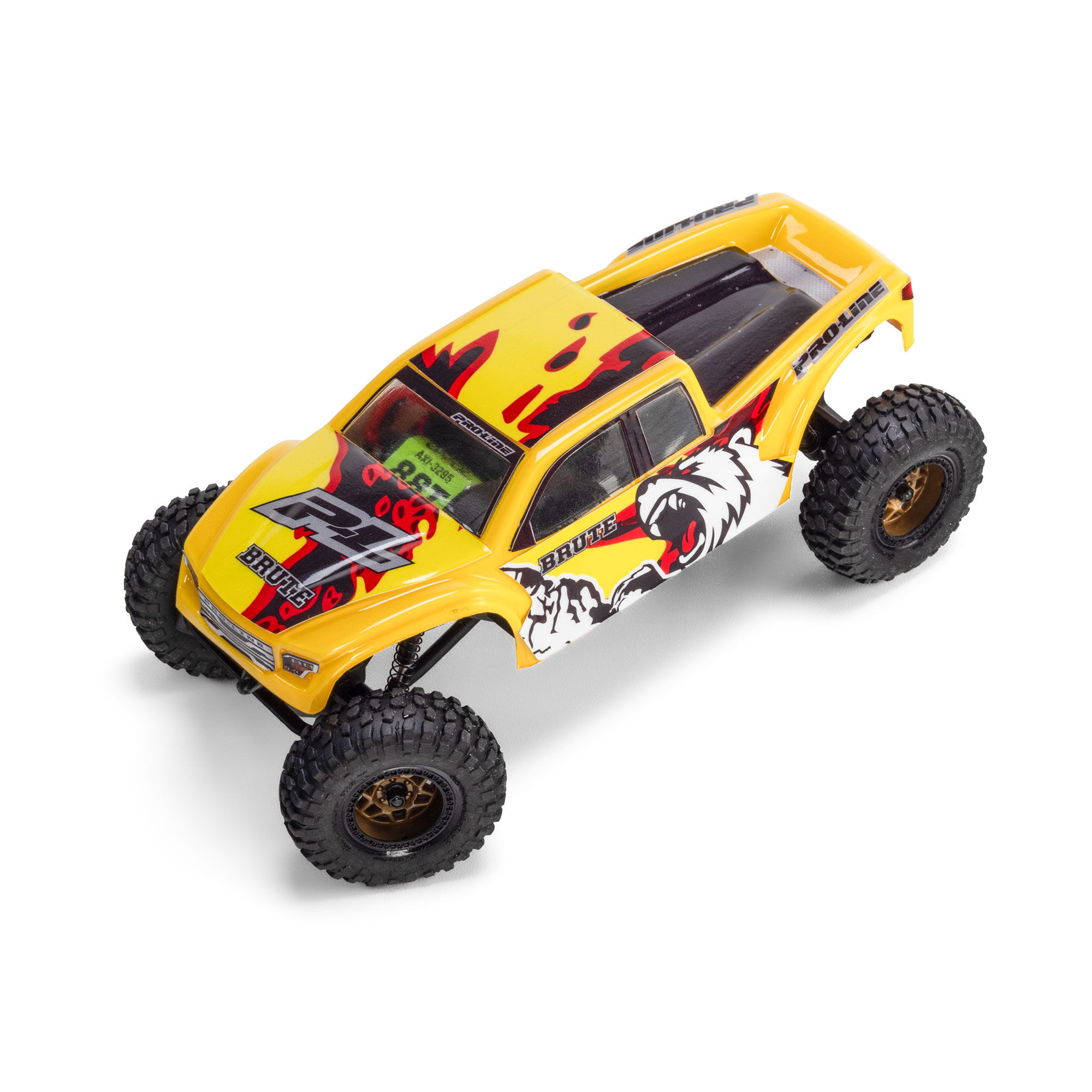Pro-Line Racing 1:30 Pre-Cut Brute Body, Clear: Axial SCX30-PRO375217