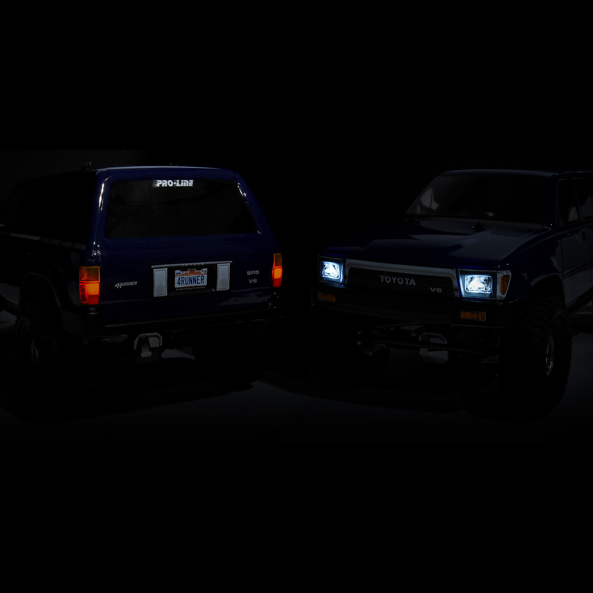 Pro-Line Racing 1:10 Universal LED Headlight & Tail Light Kit for Crawler Bodies-PRO631700