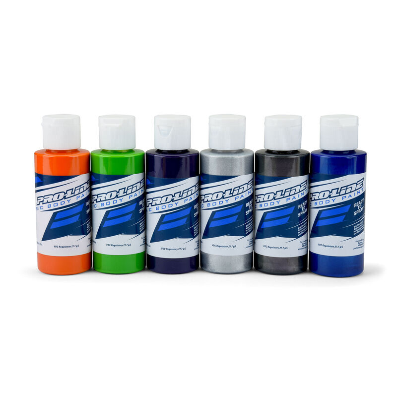 Pro-Line Racing RC Body Paint Color Set (6 Pack)-PRO632300