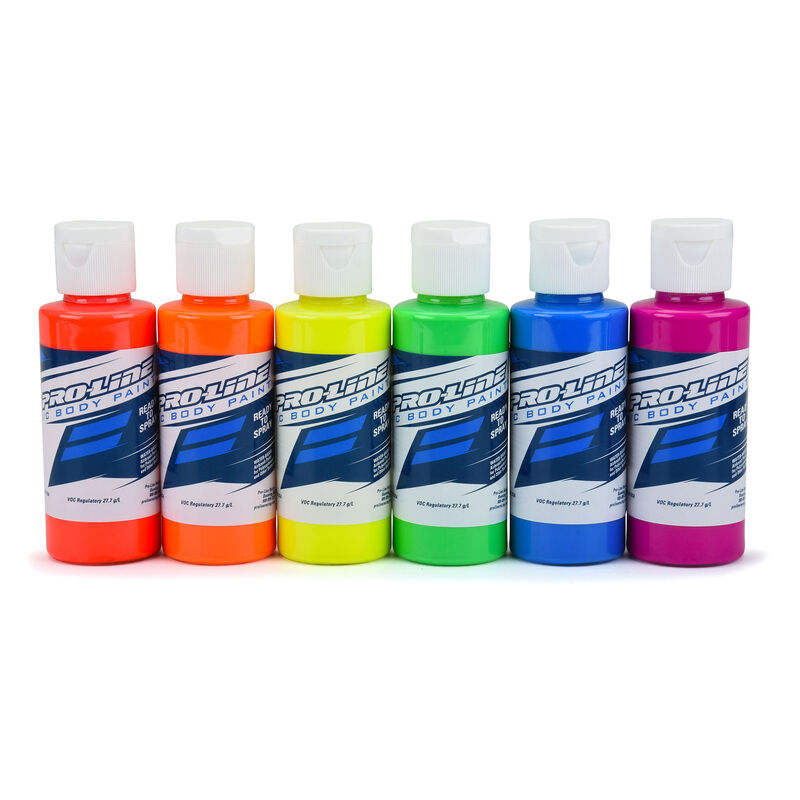 Pro-Line Racing RC Body Paint Color Set (6 Pack)-PRO632300