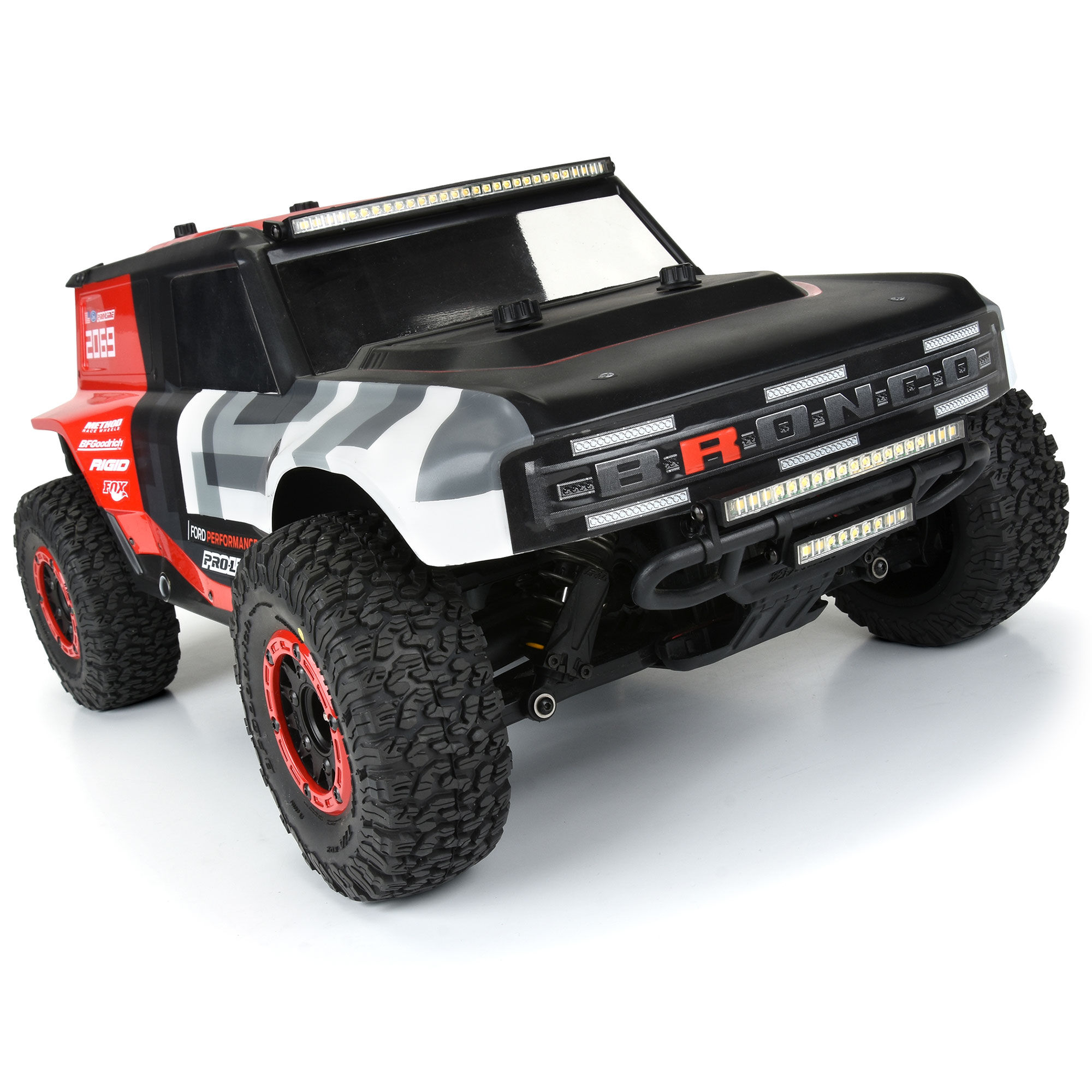 Pro-Line Racing 6" Ultra-Slim LED Light Bar Kit 5V-12V (Curved)-PRO635203