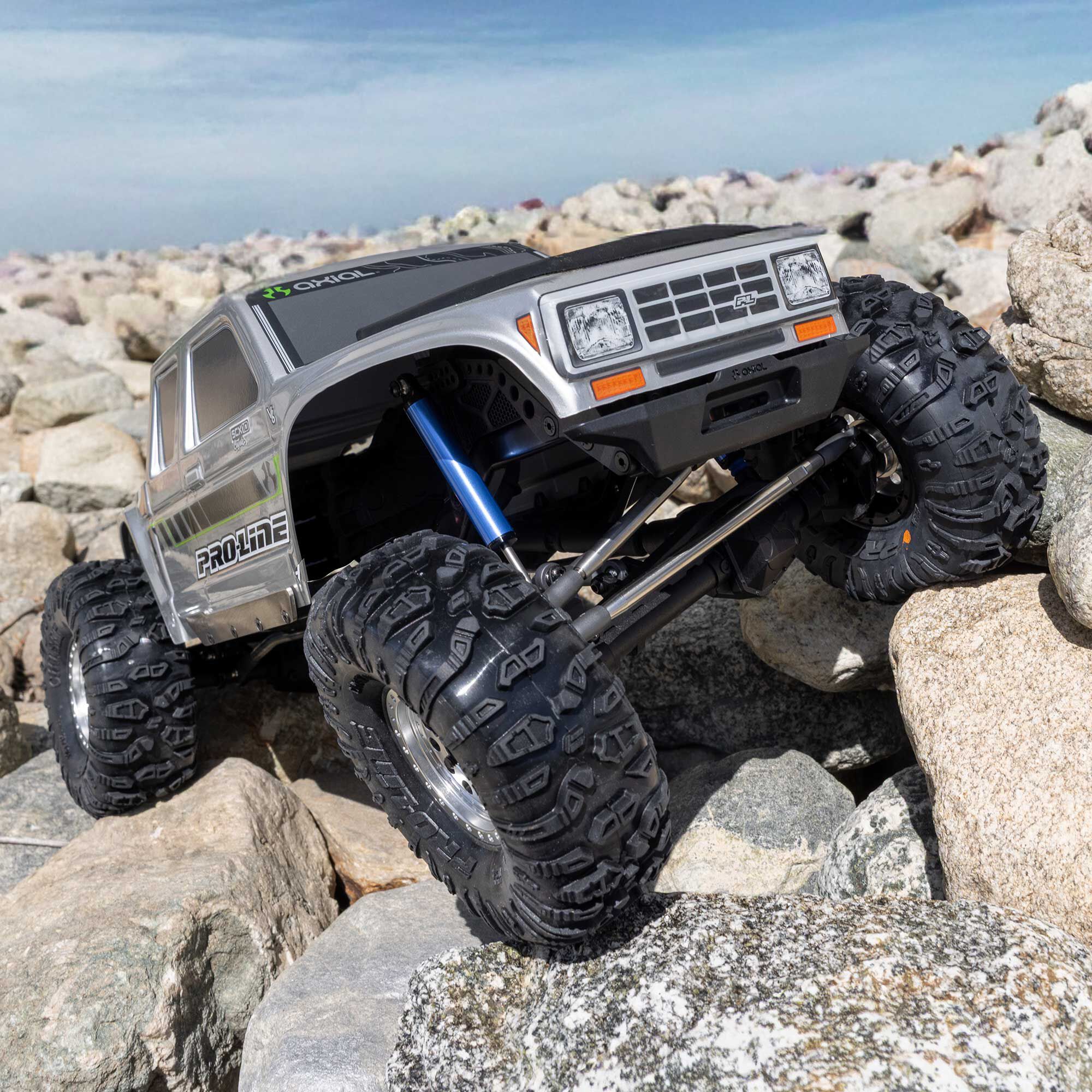 Pro-Line Racing 1:10 Pro-Comp Front/Rear (97mm) Scaler Shocks, Blue (2): Rock Crawlers
