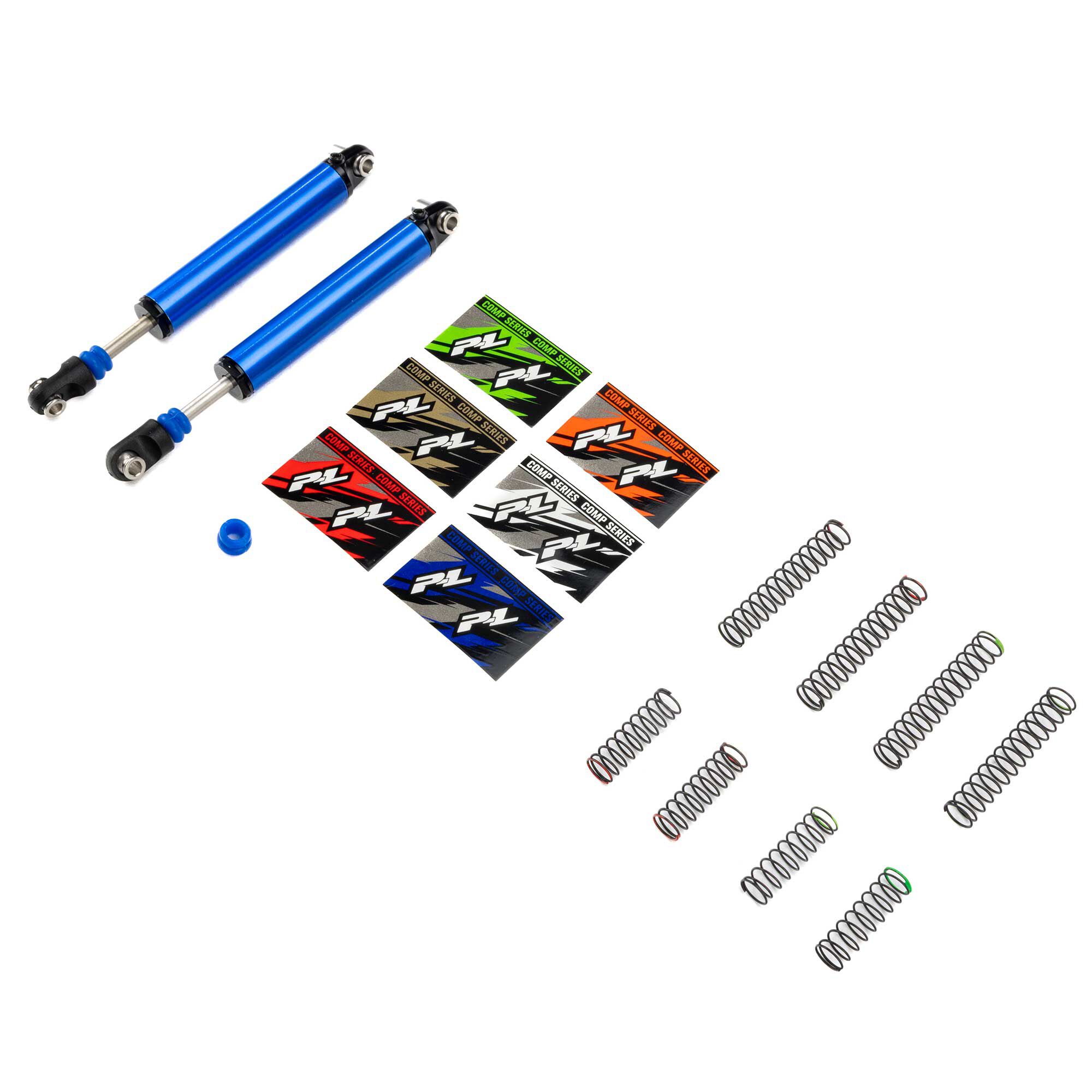 Pro-Line Racing 1:10 Pro-Comp Front/Rear (97mm) Scaler Shocks, Blue (2): Rock Crawlers