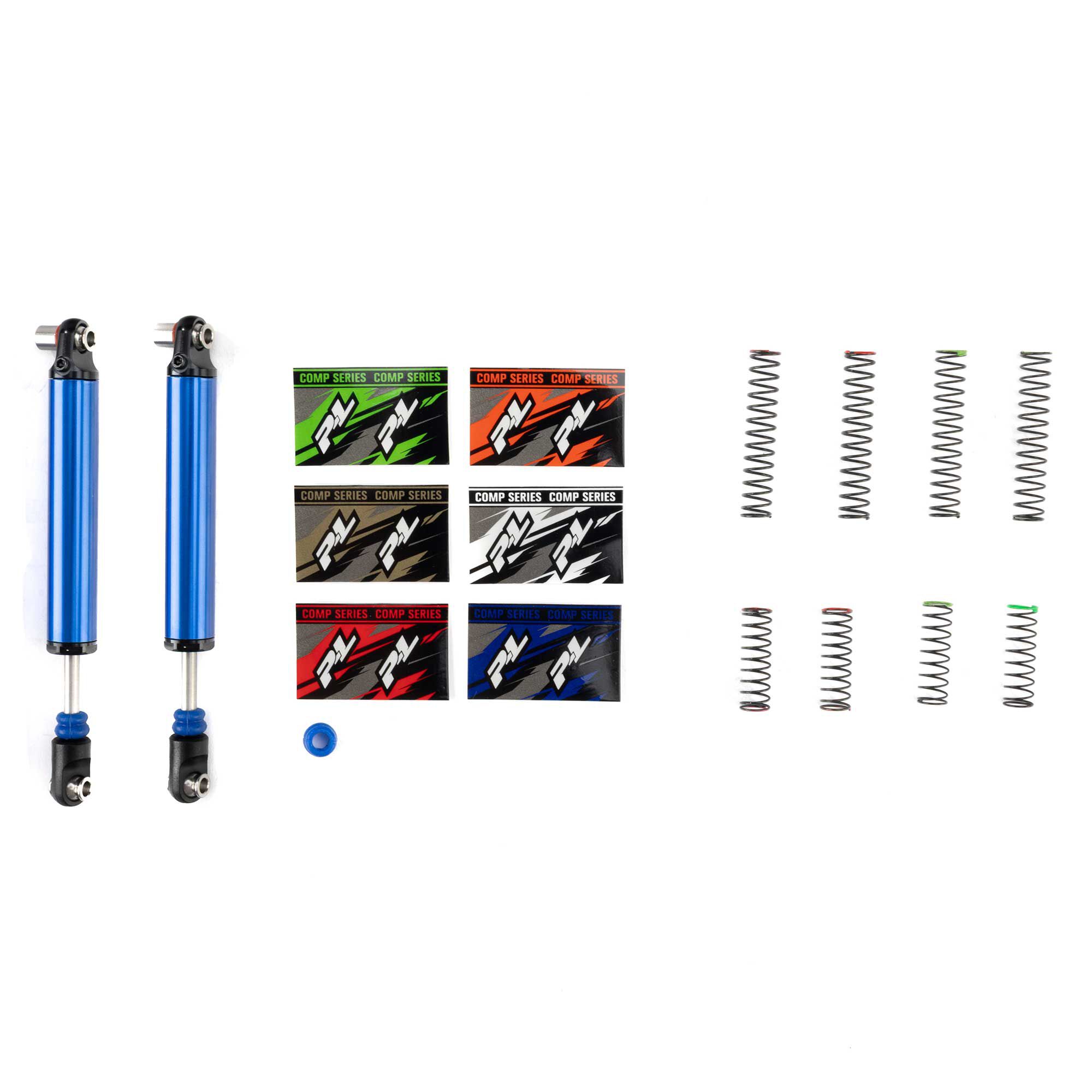 Pro-Line Racing 1:10 Pro-Comp Front/Rear (97mm) Scaler Shocks, Blue (2): Rock Crawlers