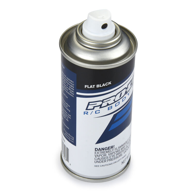 Pro-Line Racing Pro-Line RC Body Spray Paint Flat Black-PRO643500