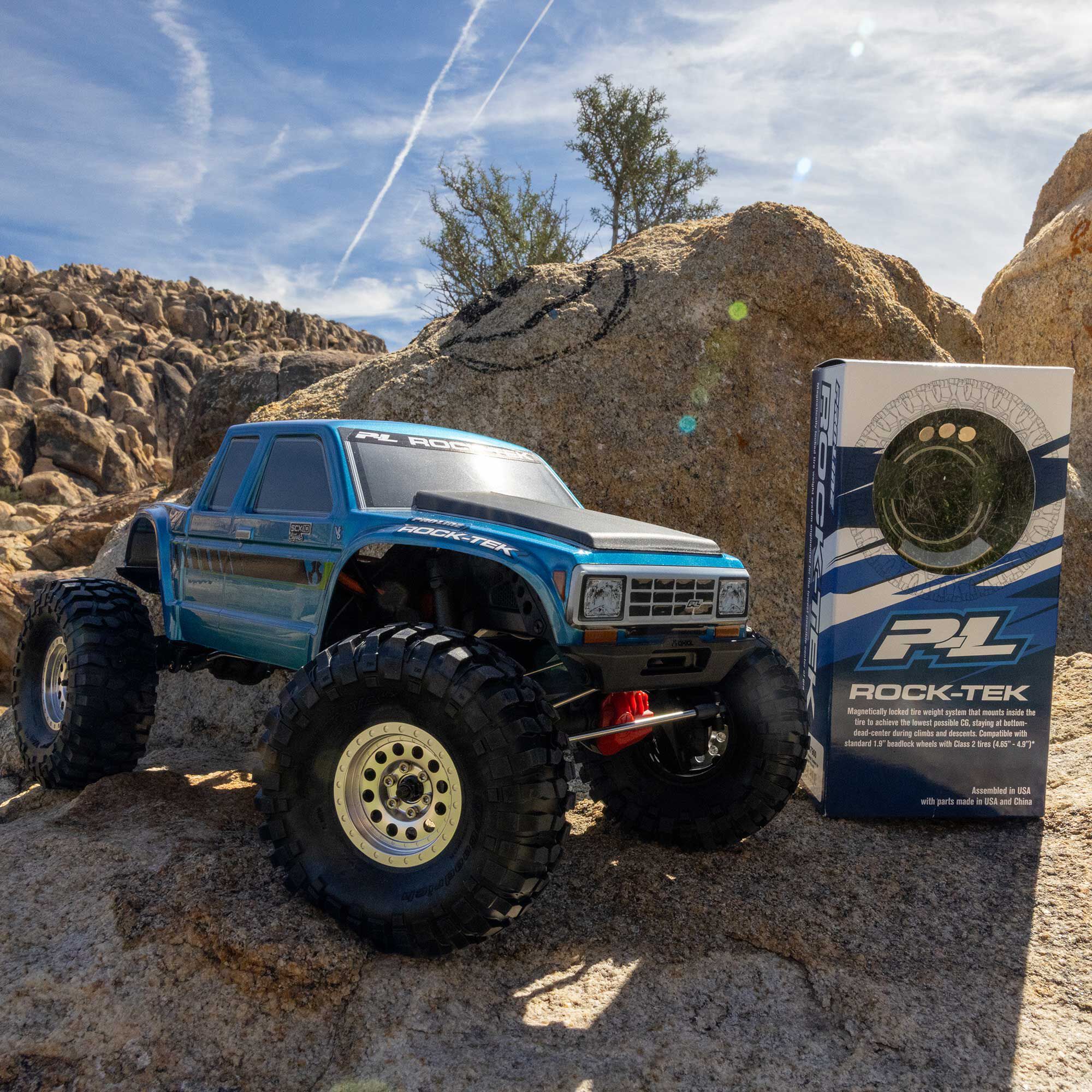 Pro-Line Racing Rock-Tek Tire Weight System: 1.9" Crawler Wheels (2)-PRO647900