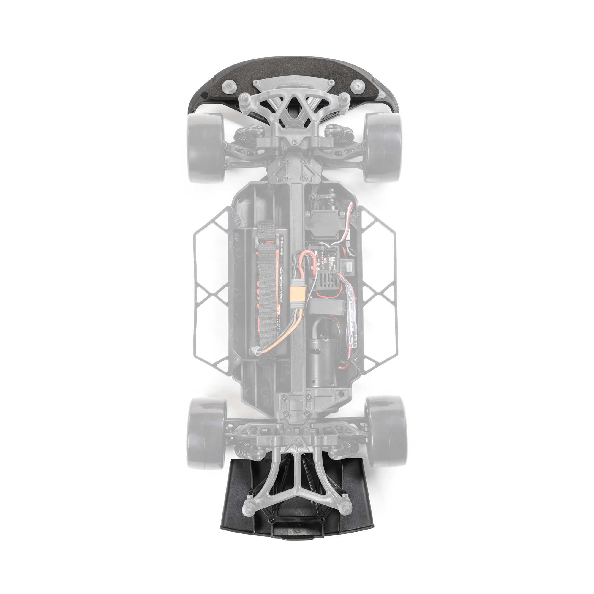 Pro-Line Racing Fuel Cell & Splitter/Diffuser Delete Kit: Losi NASCAR-PRO648600
