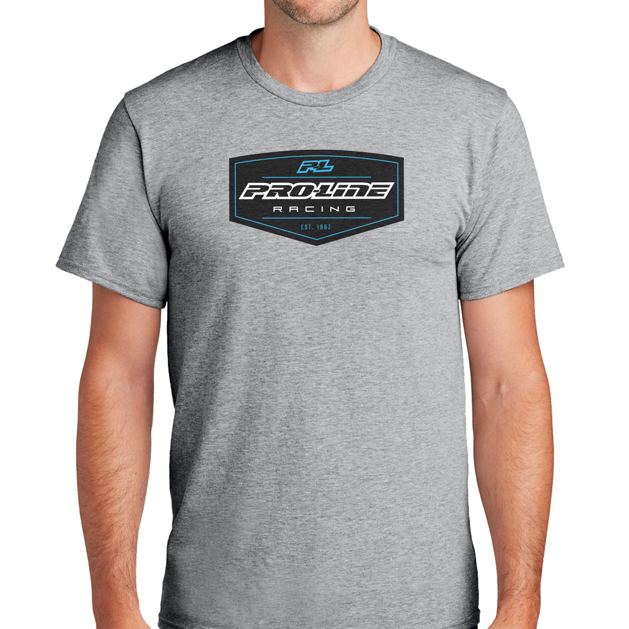 Pro-Line Racing Pro-Line Crest Gray T-Shirt - Small-PRO986001