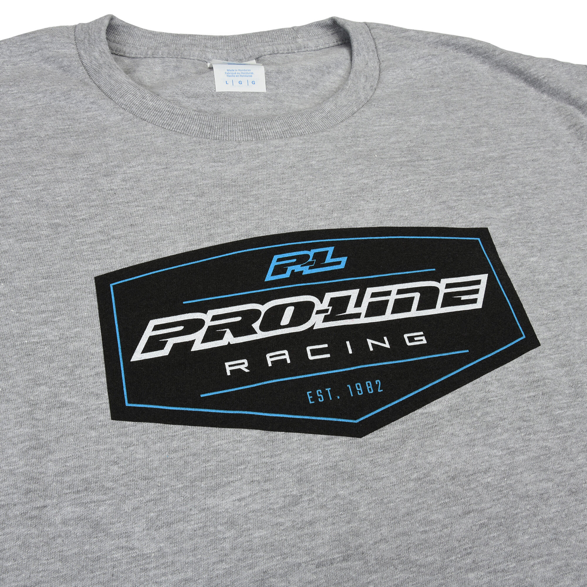 Pro-Line Racing Pro-Line Crest Gray T-Shirt - Small-PRO986001