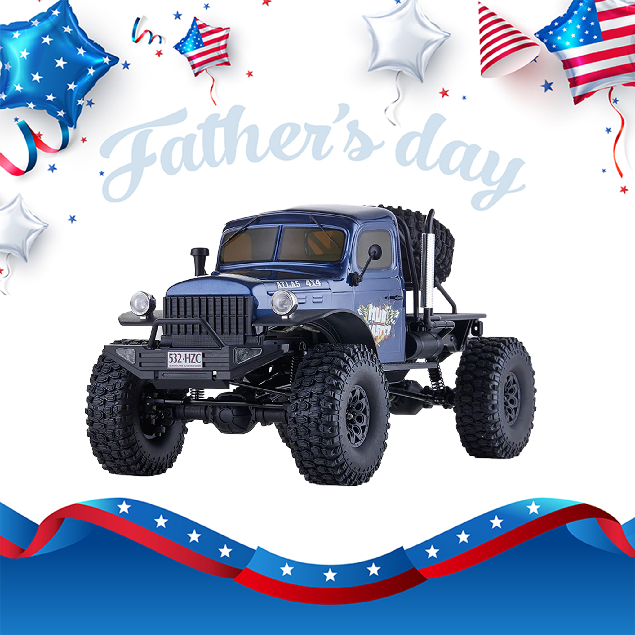 ROCHOBBY 1:10 Atlas 4x4 Off-Road Truck RS