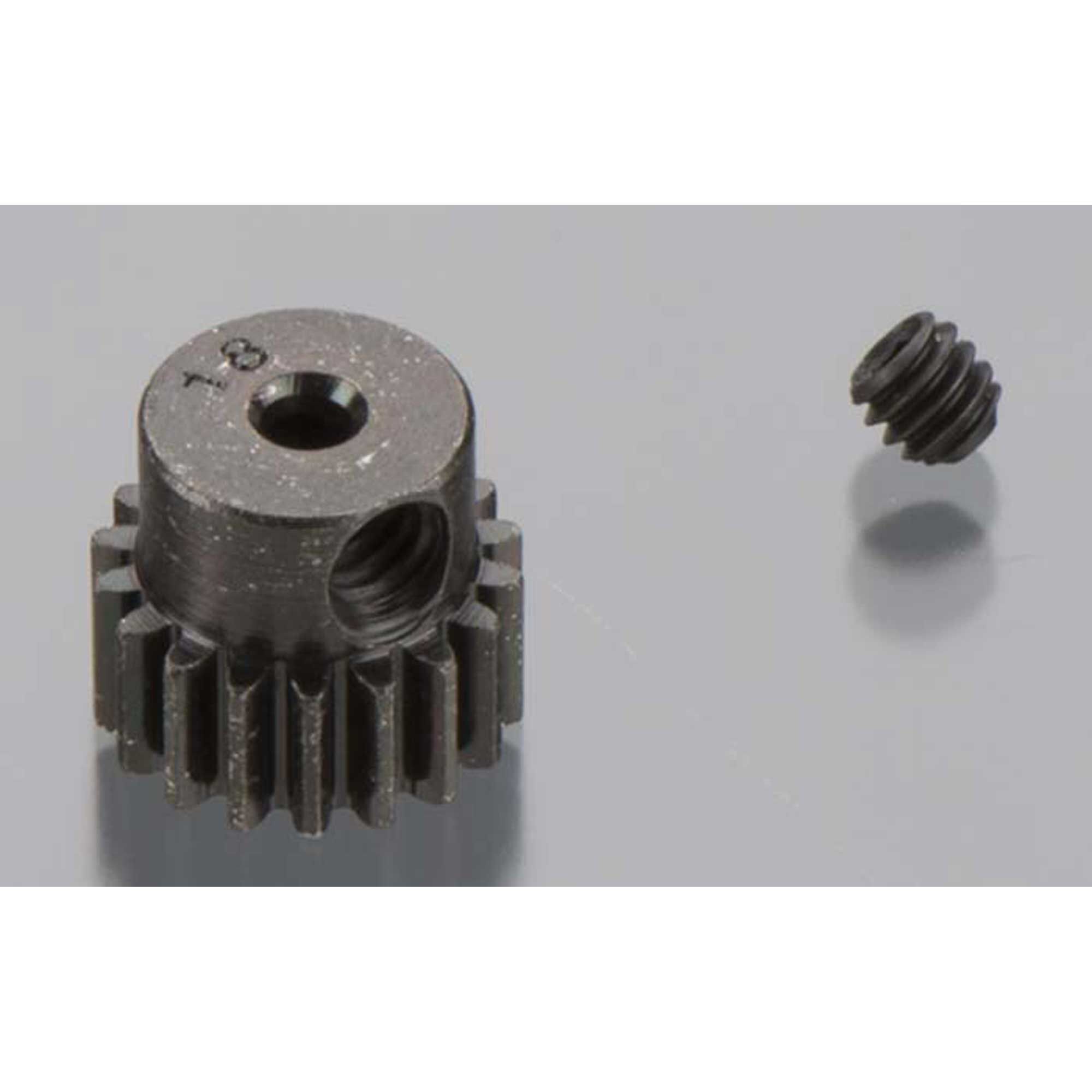 Robinson Racing Products Hard Blackened Steel Mini Pinion 2mm, .5 Mod 18T-RRP1818