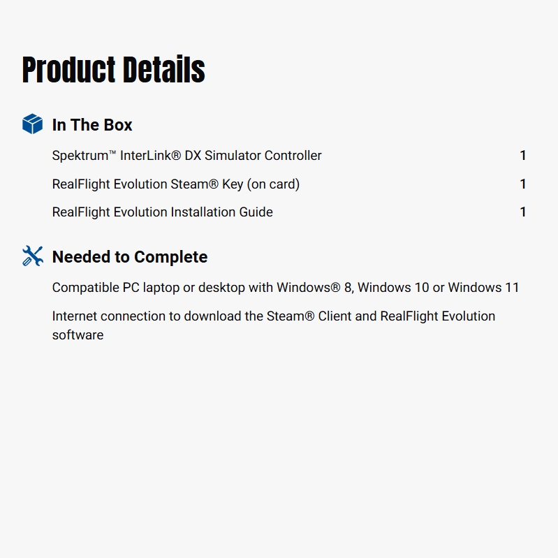 RealFlight Evolution RC Flight Simulator with InterLink DX Controller-RFL2000