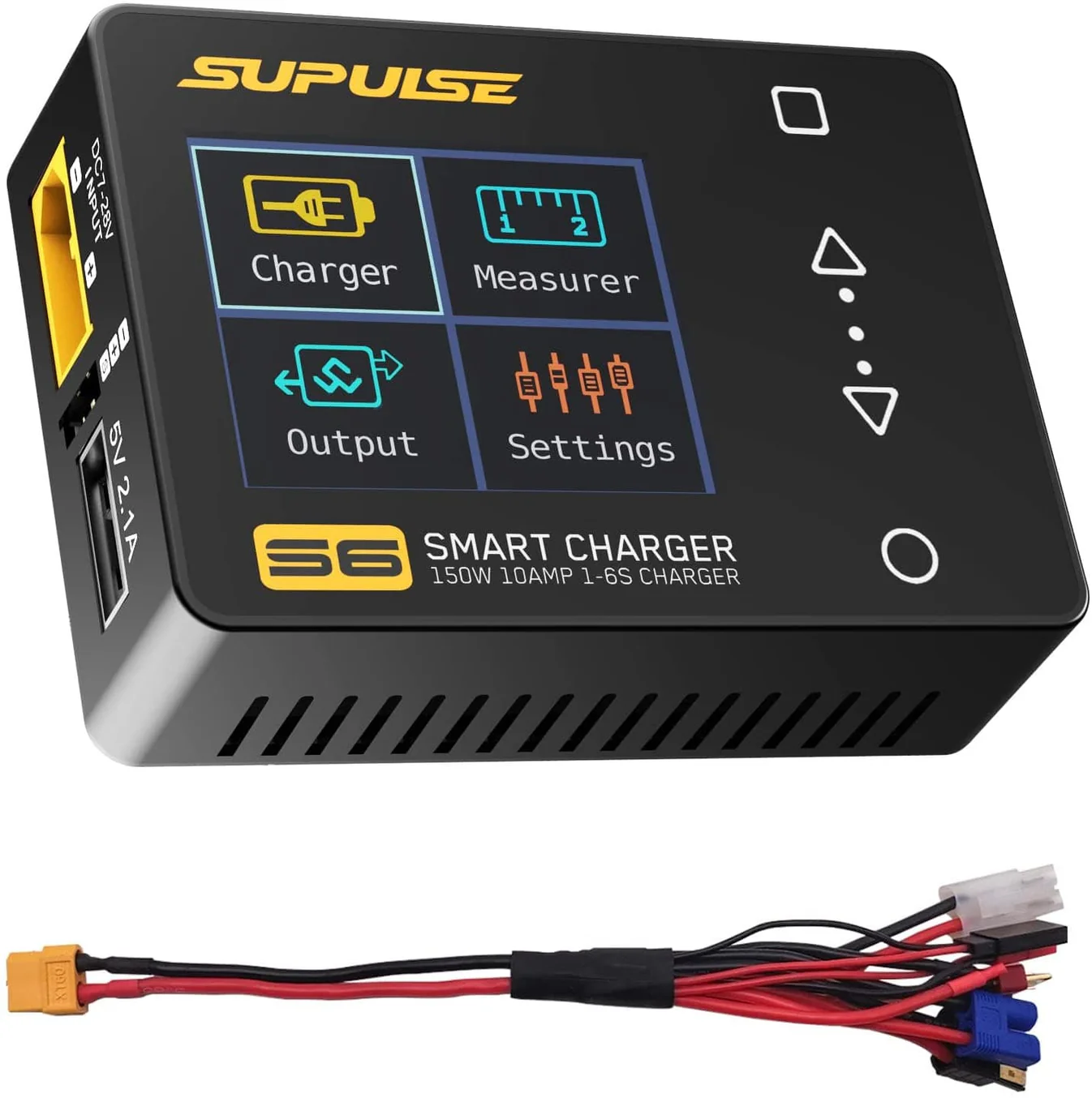  Skip to product information SUPULSE S6 Balance Charger Discharger for 1S-6S LiPo Battery NiMH/NiCD/Li-PO/Li-Fe/Pb