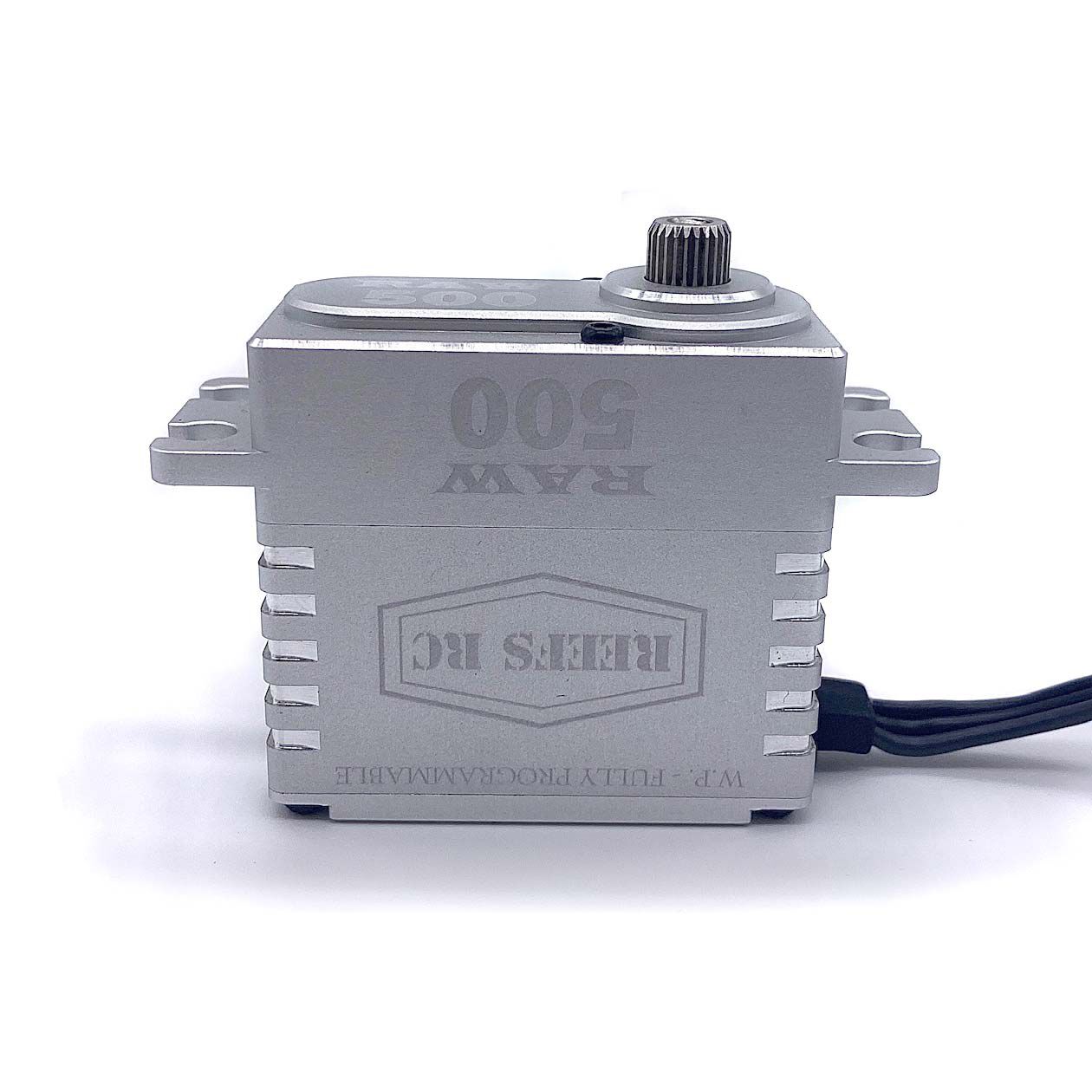 REEFS RC RAW 500HD Standard Digital Metal Gear Waterproof Programmable Servo, Silver-SEHREEFS54