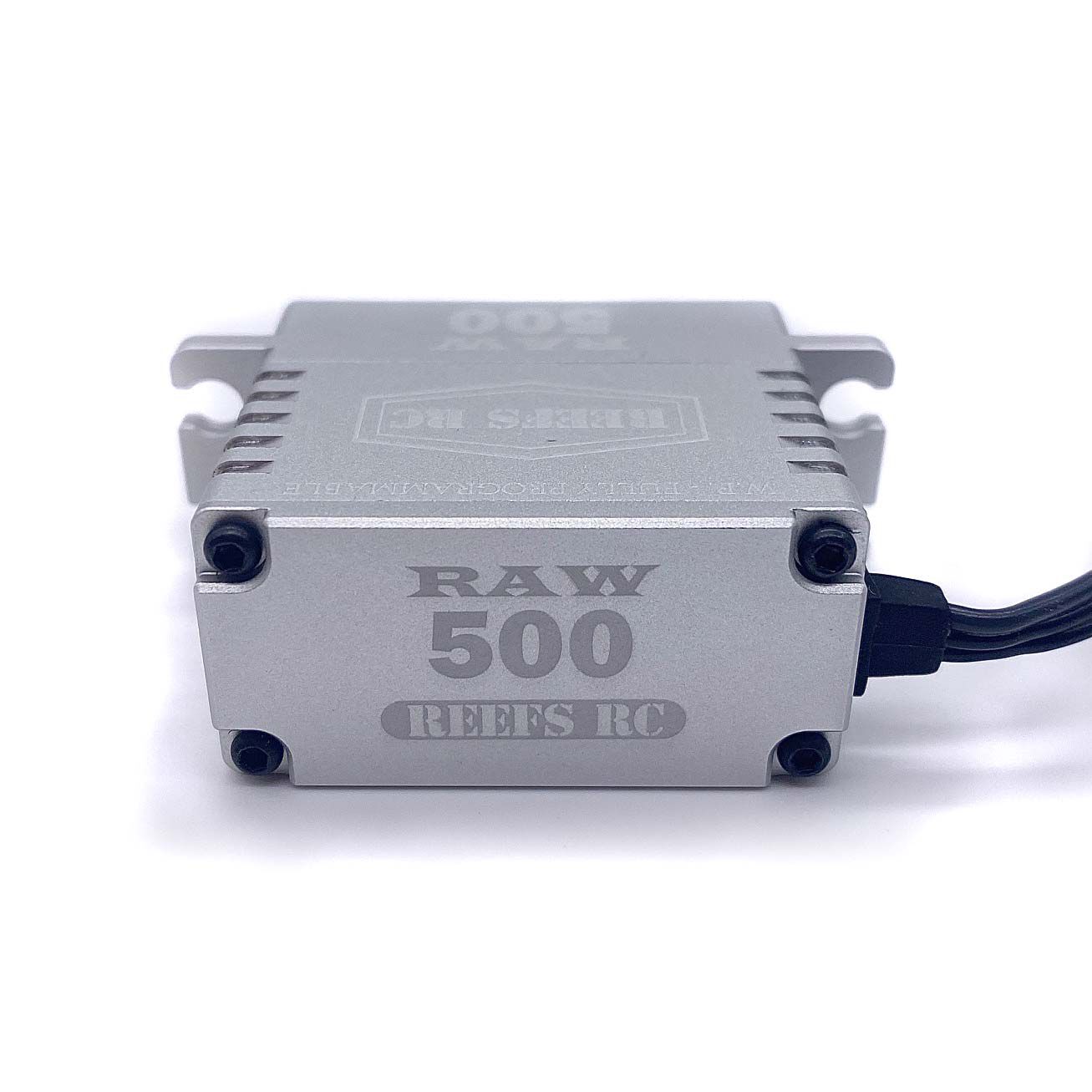 REEFS RC RAW 500HD Standard Digital Metal Gear Waterproof Programmable Servo, Silver-SEHREEFS54