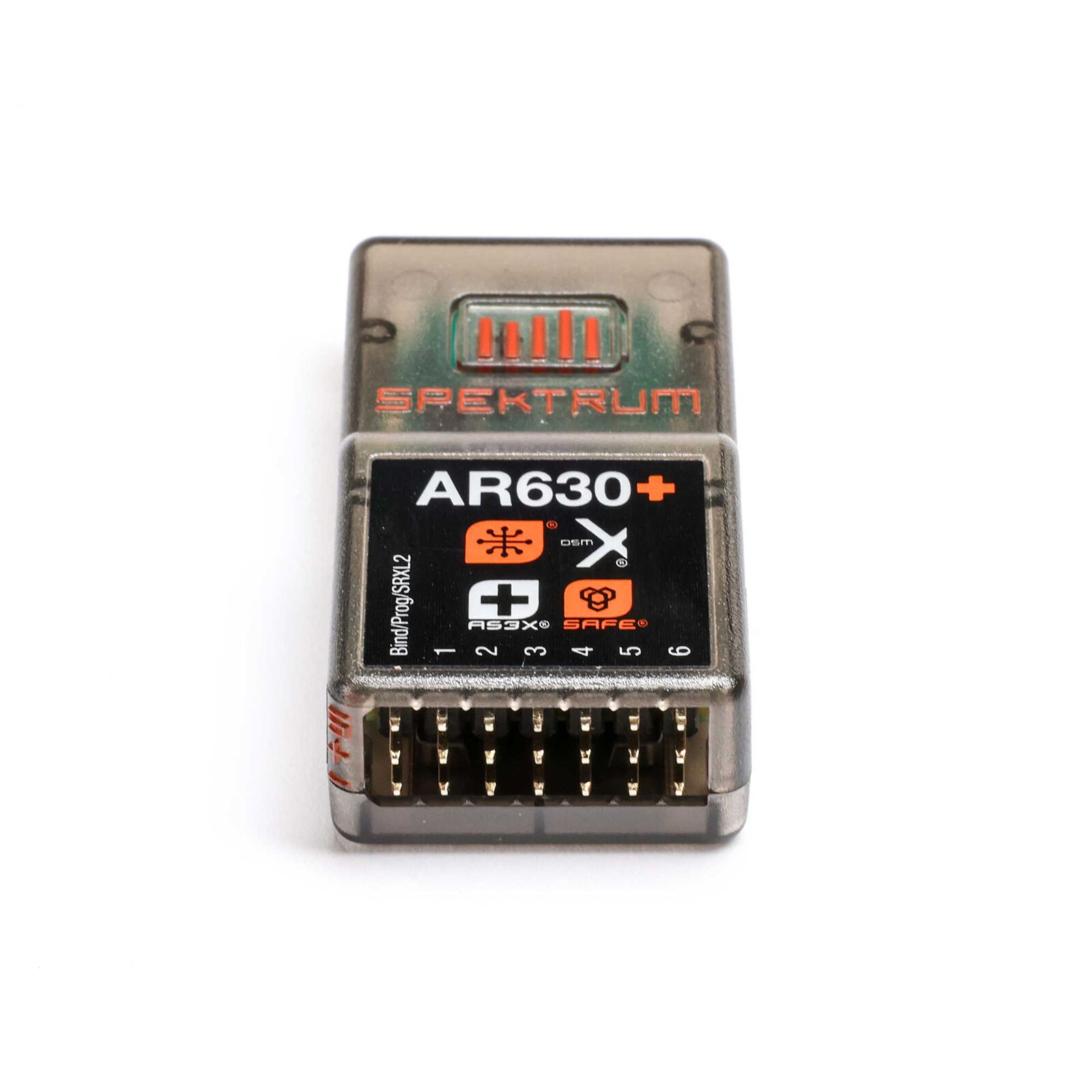 Spektrum AR630+ DSMX 6-Channel AS3X+ & SAFE Receiver-SPM-1030