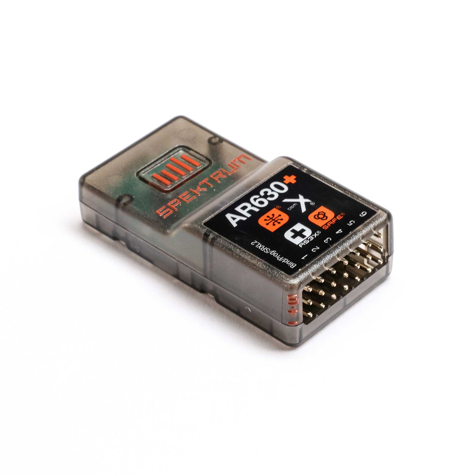 Spektrum AR630+ DSMX 6-Channel AS3X+ & SAFE Receiver-SPM-1030
