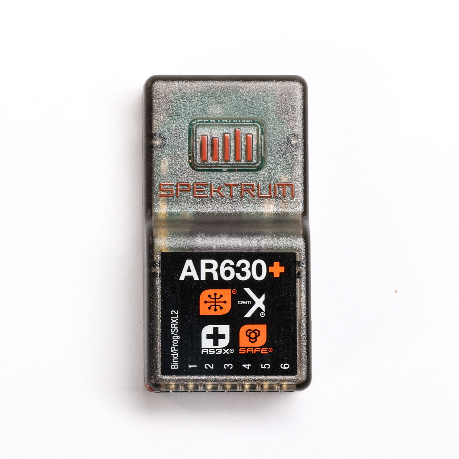 Spektrum AR630+ DSMX 6-Channel AS3X+ & SAFE Receiver-SPM-1030