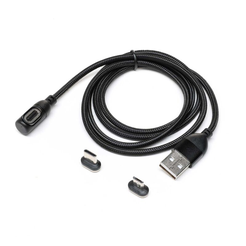 Spektrum Magnet Micro USB Charger Data Cable & Adapter: iX12, iX20