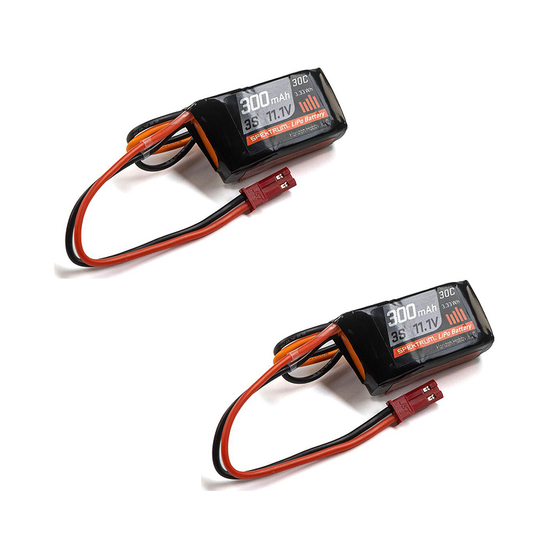 Spektrum 300mAh 3S 11.1V 30C LiPo Battery JST Connector-SPMX3003SJ30
