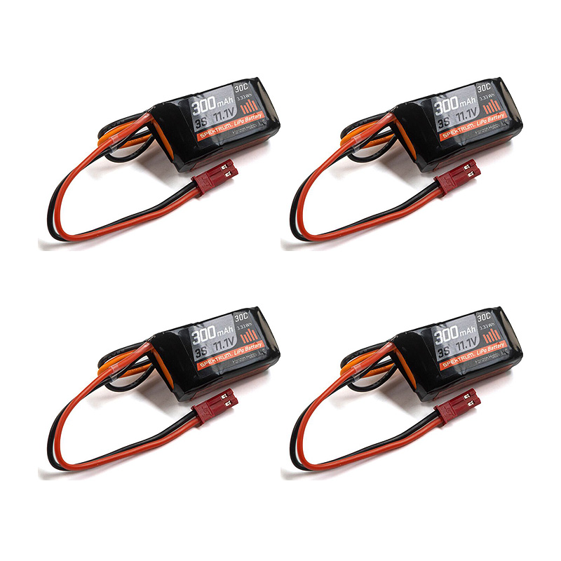 Spektrum 300mAh 3S 11.1V 30C LiPo Battery JST Connector-SPMX3003SJ30