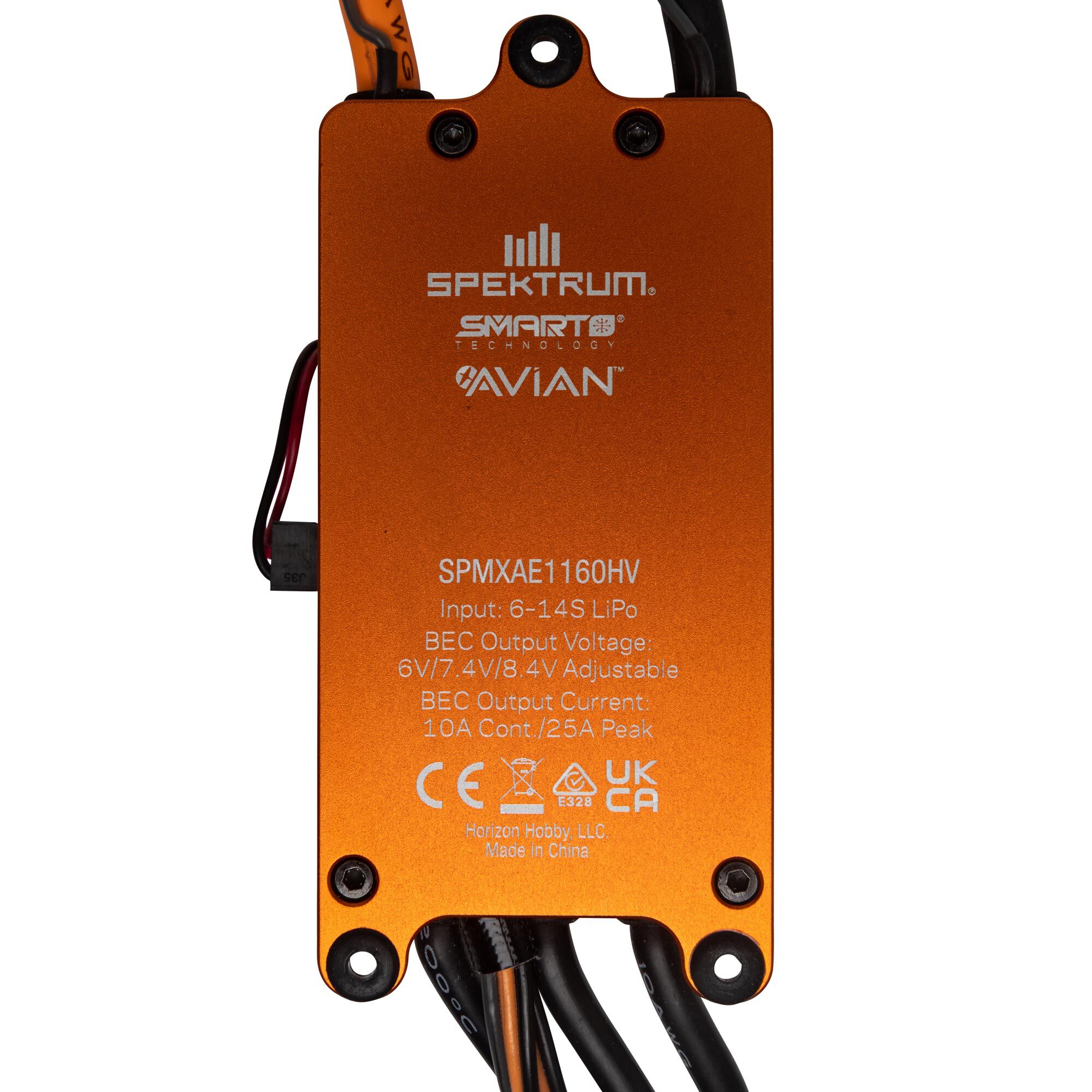 Spektrum Avian 160-Amp HV Brushless Smart ESC 6S-14S-SPMXAE1160HV