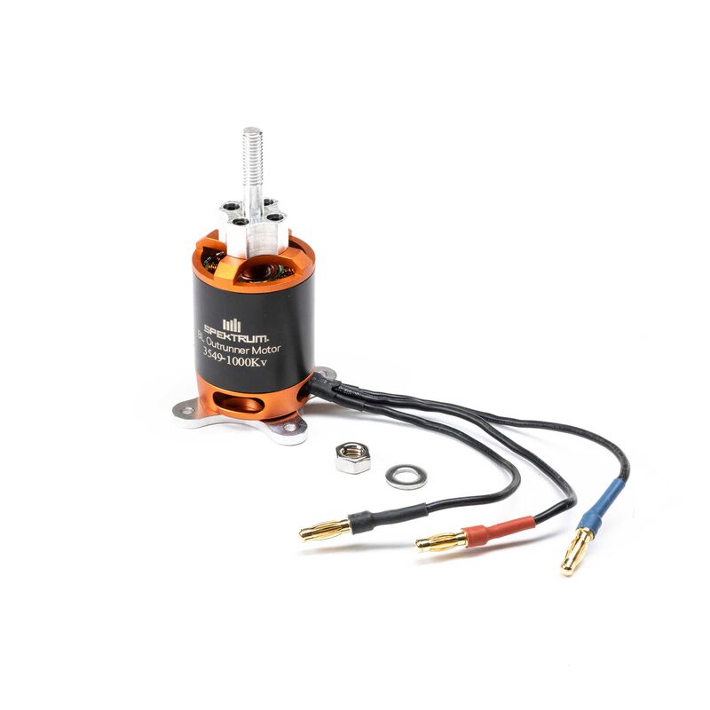 Spektrum 3549-1000Kv Outrunner Brushless Motor, 14-Pole-SPMXAM3500