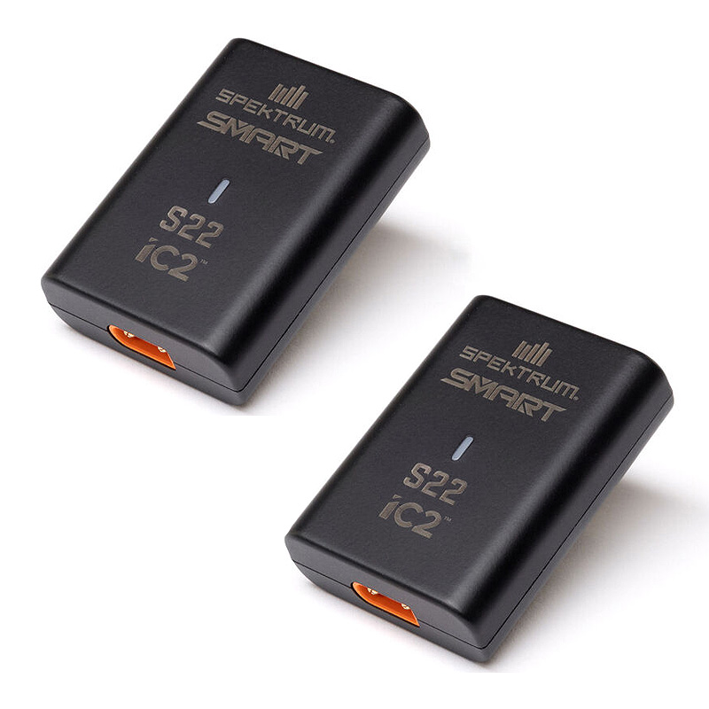 Spektrum S22 G2 USB-C G2 2S & 3S LiPo 20W Smart Charger: IC2-SPMXC0060