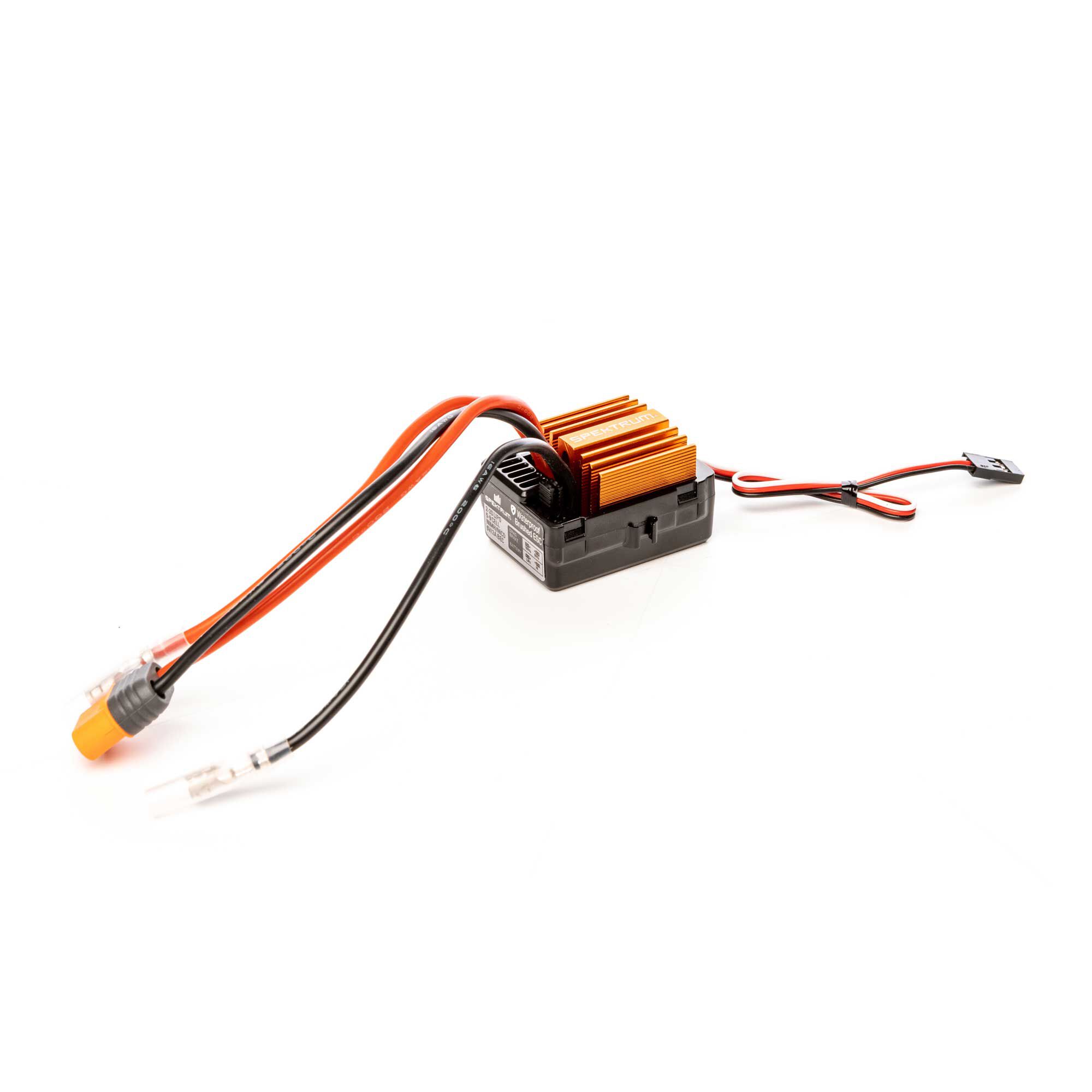 Spektrum Firma 40A Brushed Waterproof ESC, 2S-3S: IC3-SPMXSE1040