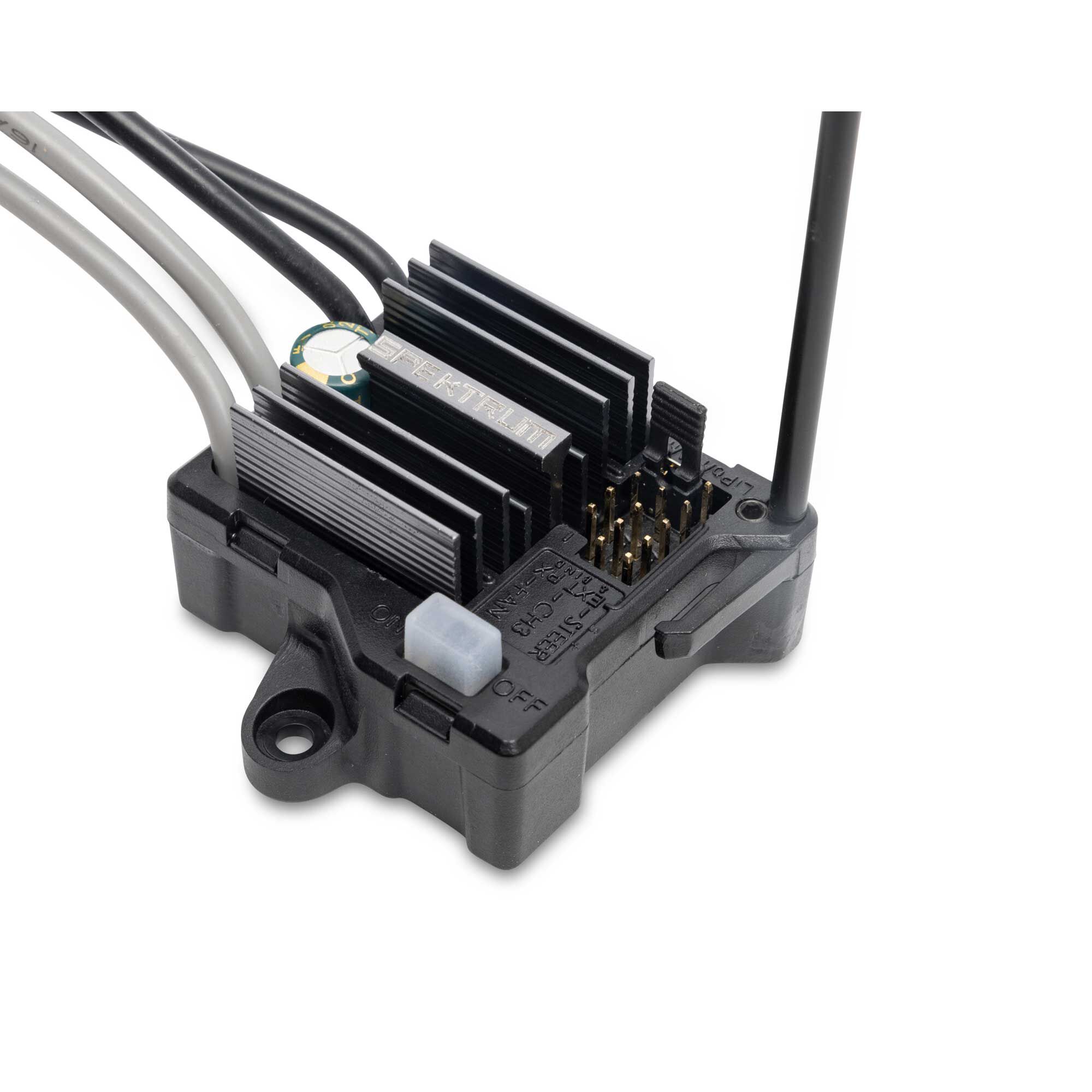 Spektrum SLT 25 Amp Brush 2-in-1 ESC / Receiver Combo, 1:10 2WD-SPMXSE2125RX 