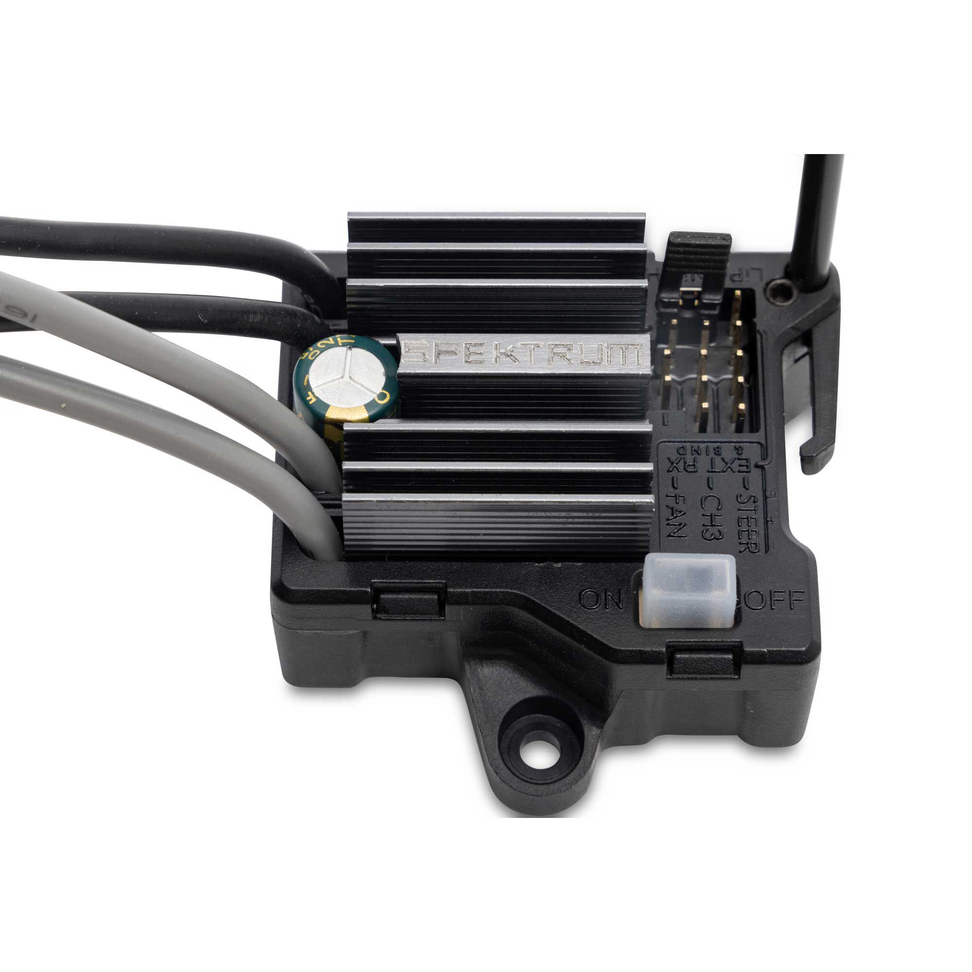 Spektrum SLT 25 Amp Brush 2-in-1 ESC / Receiver Combo, 1:10 2WD-SPMXSE2125RX 