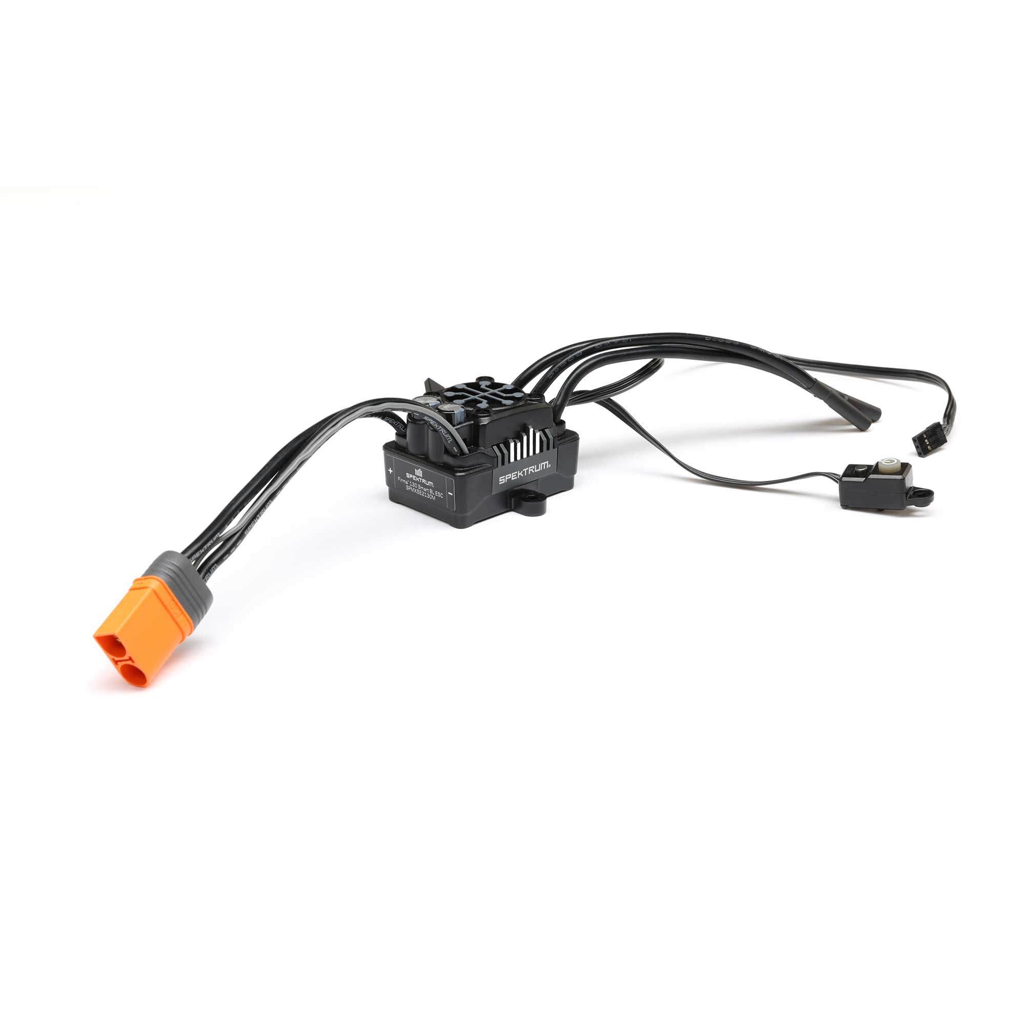 Spektrum Firma 130A Black Edition Brushless Smart ESC, 2S-4S: LMT 2.0-SPMXSE2130M