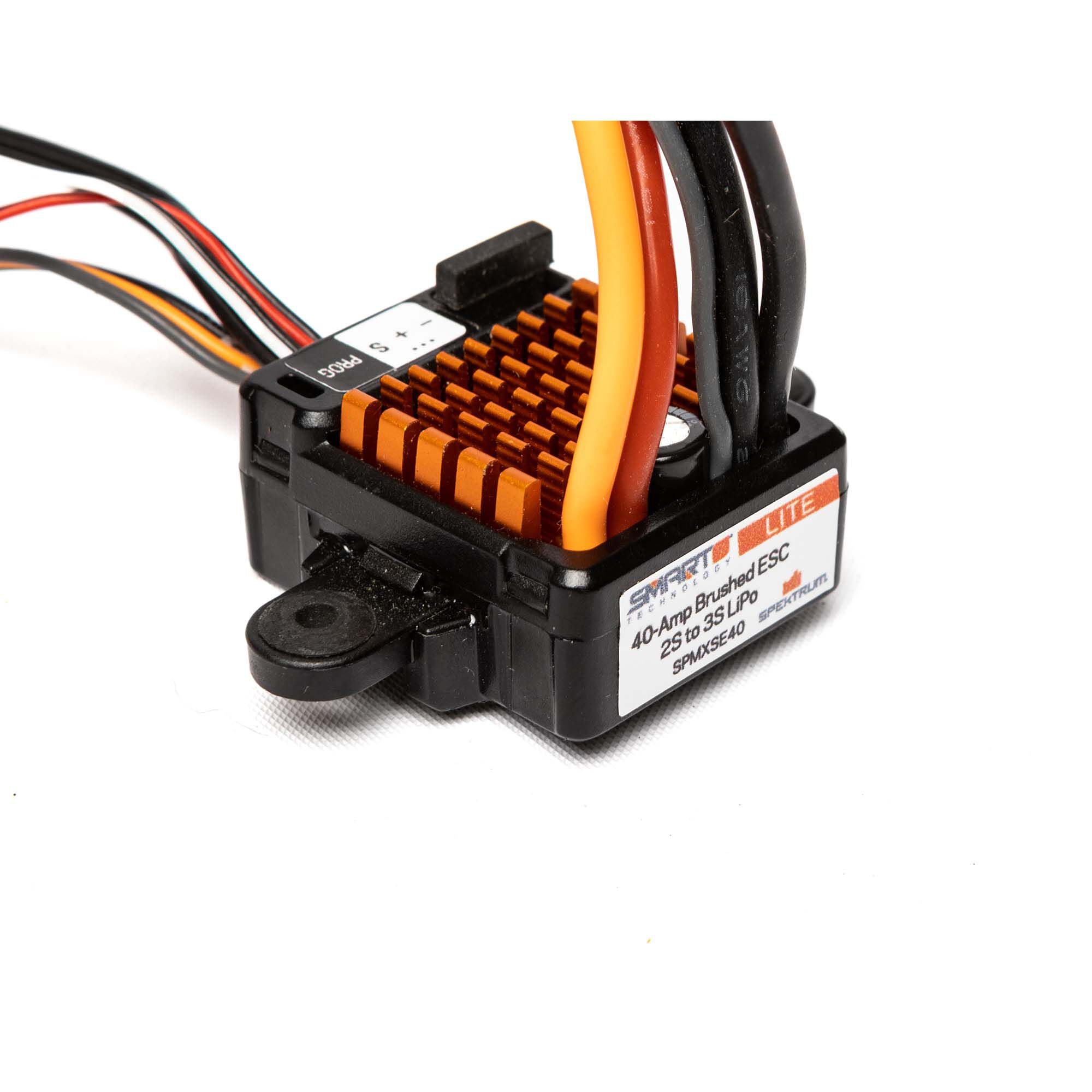 Spektrum Firma 40A Lite Brushed Smart ESC, 2S-3S: IC3-SPMXSE40