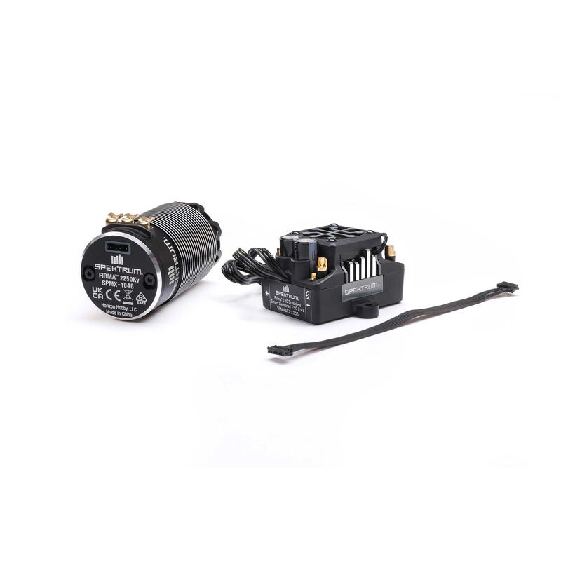 Spektrum Firma 130A Brushless Smart ESC / 2250Kv Sensored Motor Combo-SPMXSEMC21