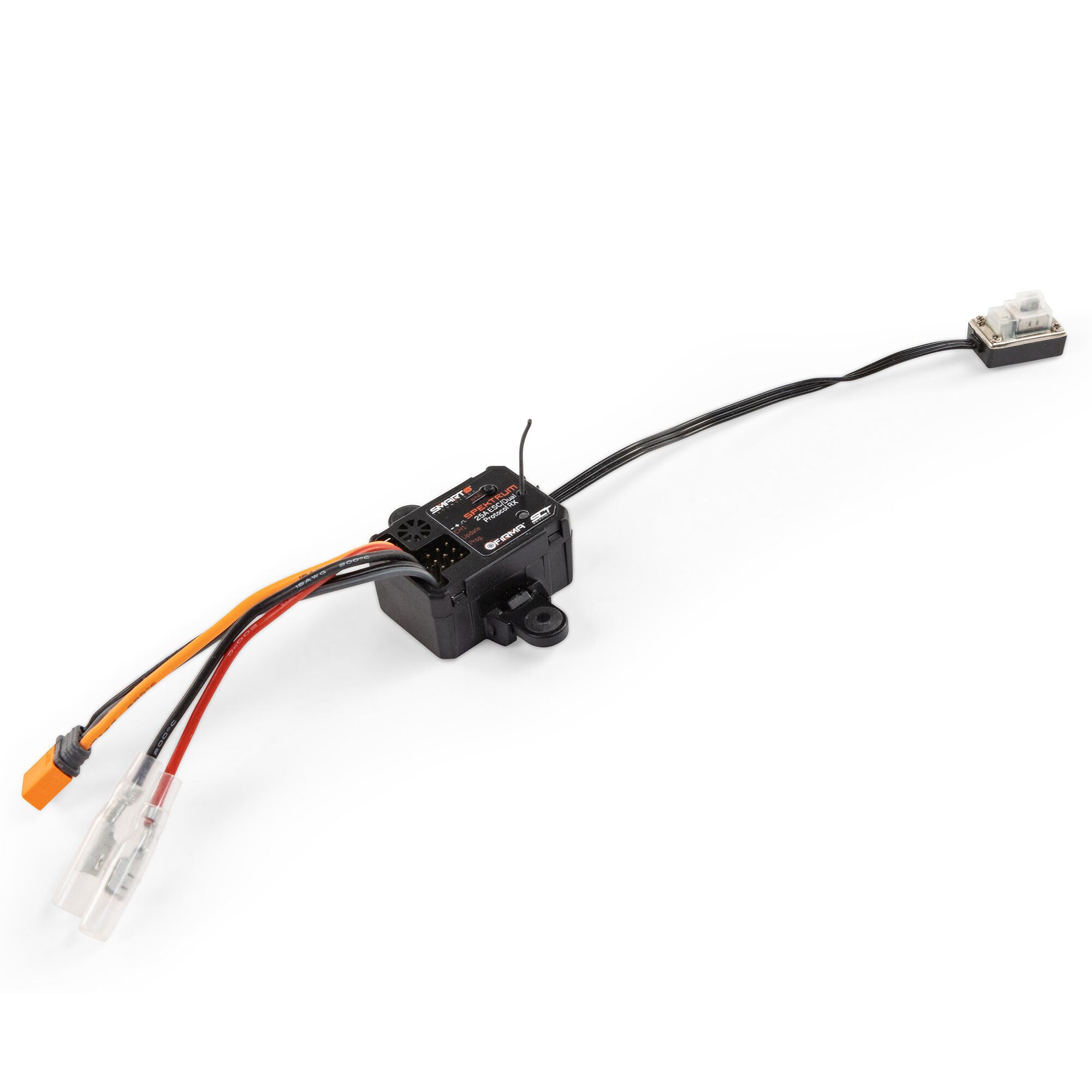 Spektrum Firma 25A 2-in-1 Brushed Smart ESC/Dual Protocol RX-SPMXSER1025